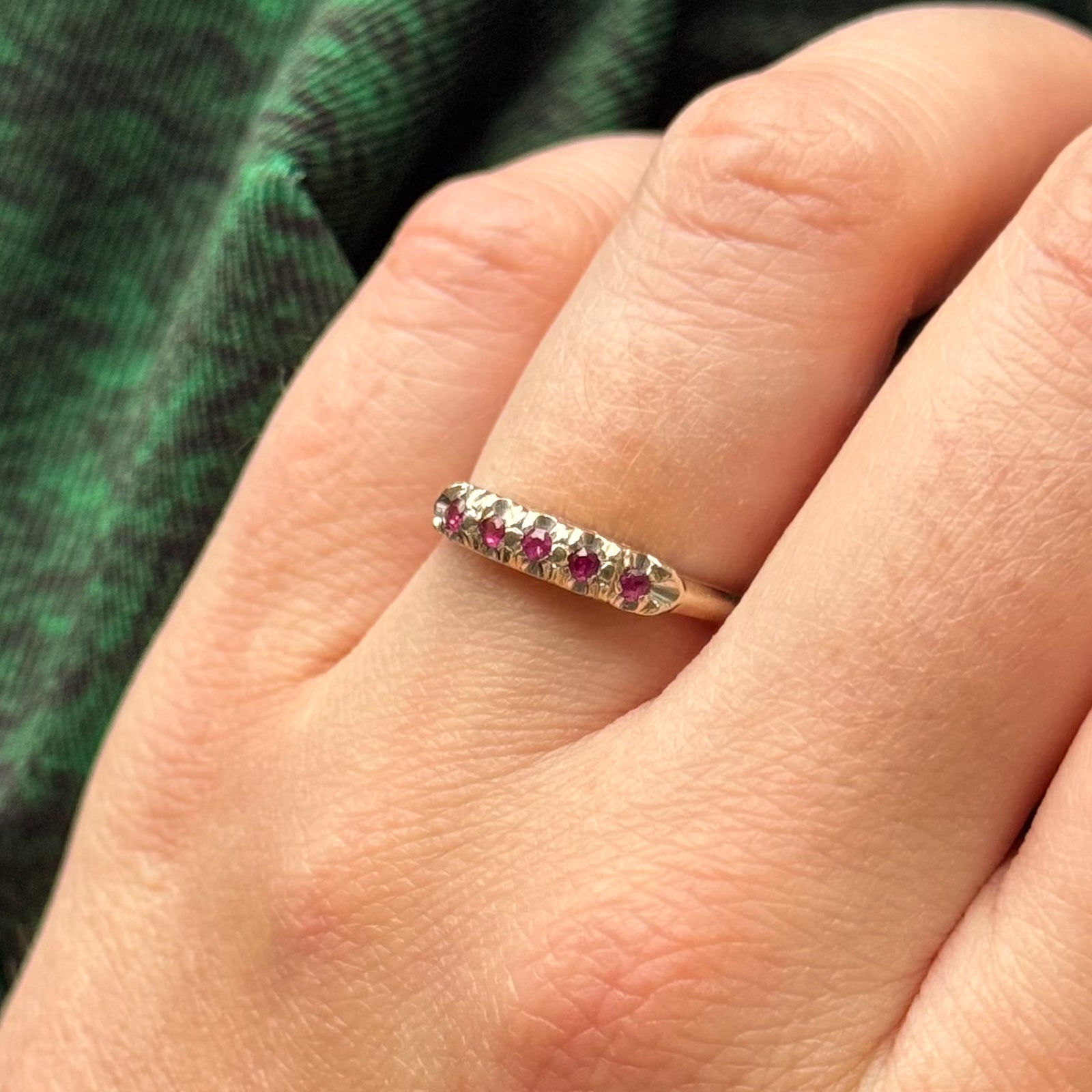 Synthetic Ruby Ring | 0.24ctw | SZ 6 |