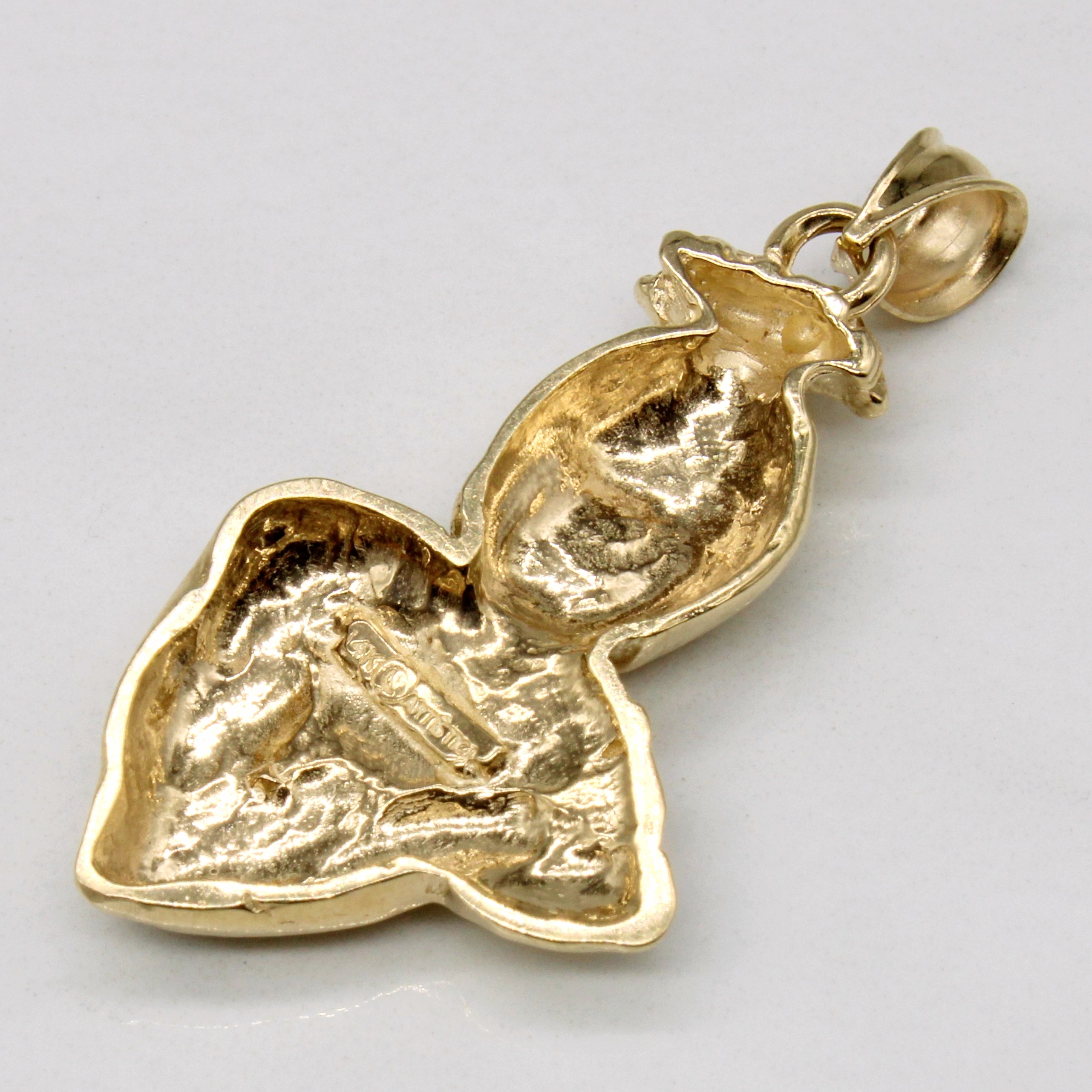 14k Yellow Gold Soldier Pendant