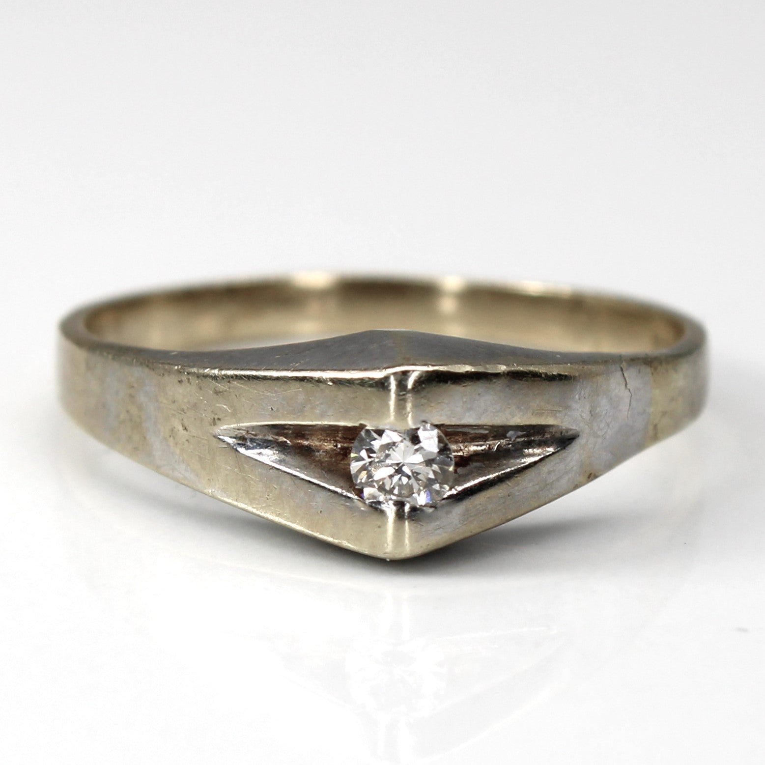 Tension Set Diamond Ring | 0.08ct | SZ 7.75 |