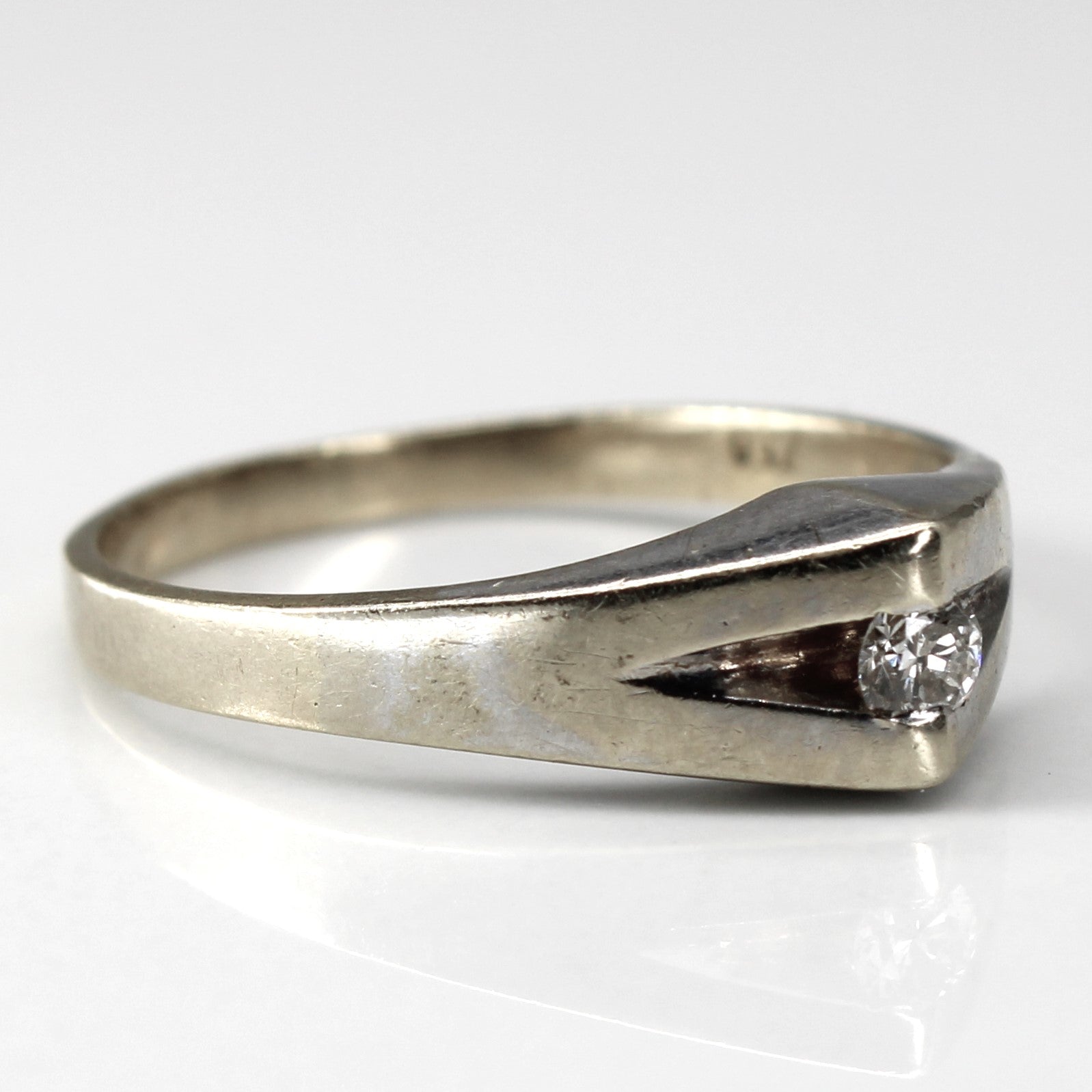 Tension Set Diamond Ring | 0.08ct | SZ 7.75 |
