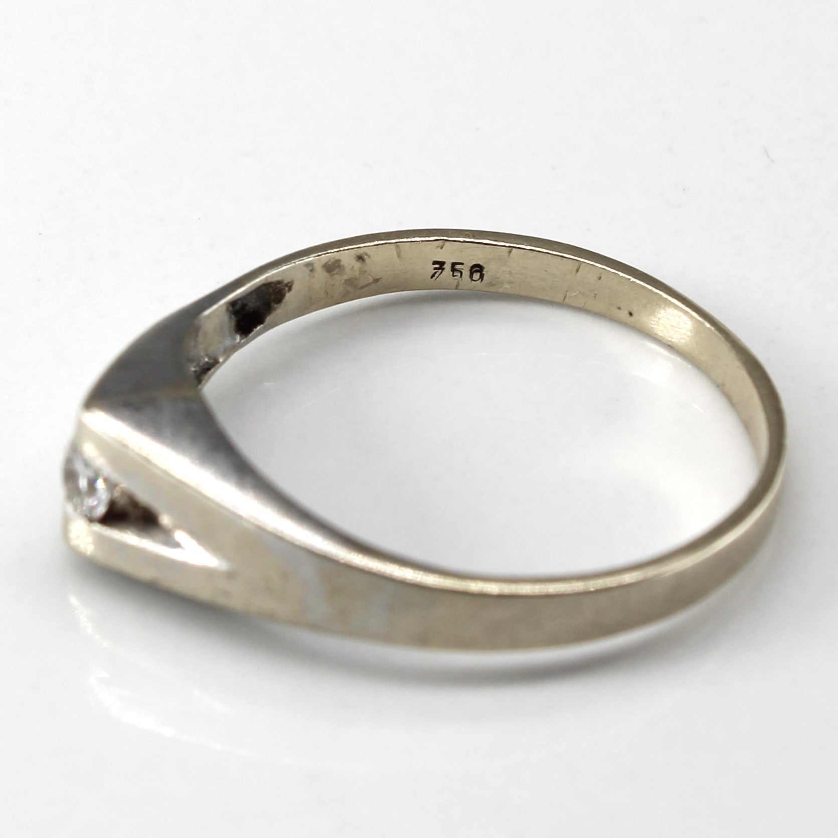 Tension Set Diamond Ring | 0.08ct | SZ 7.75 |