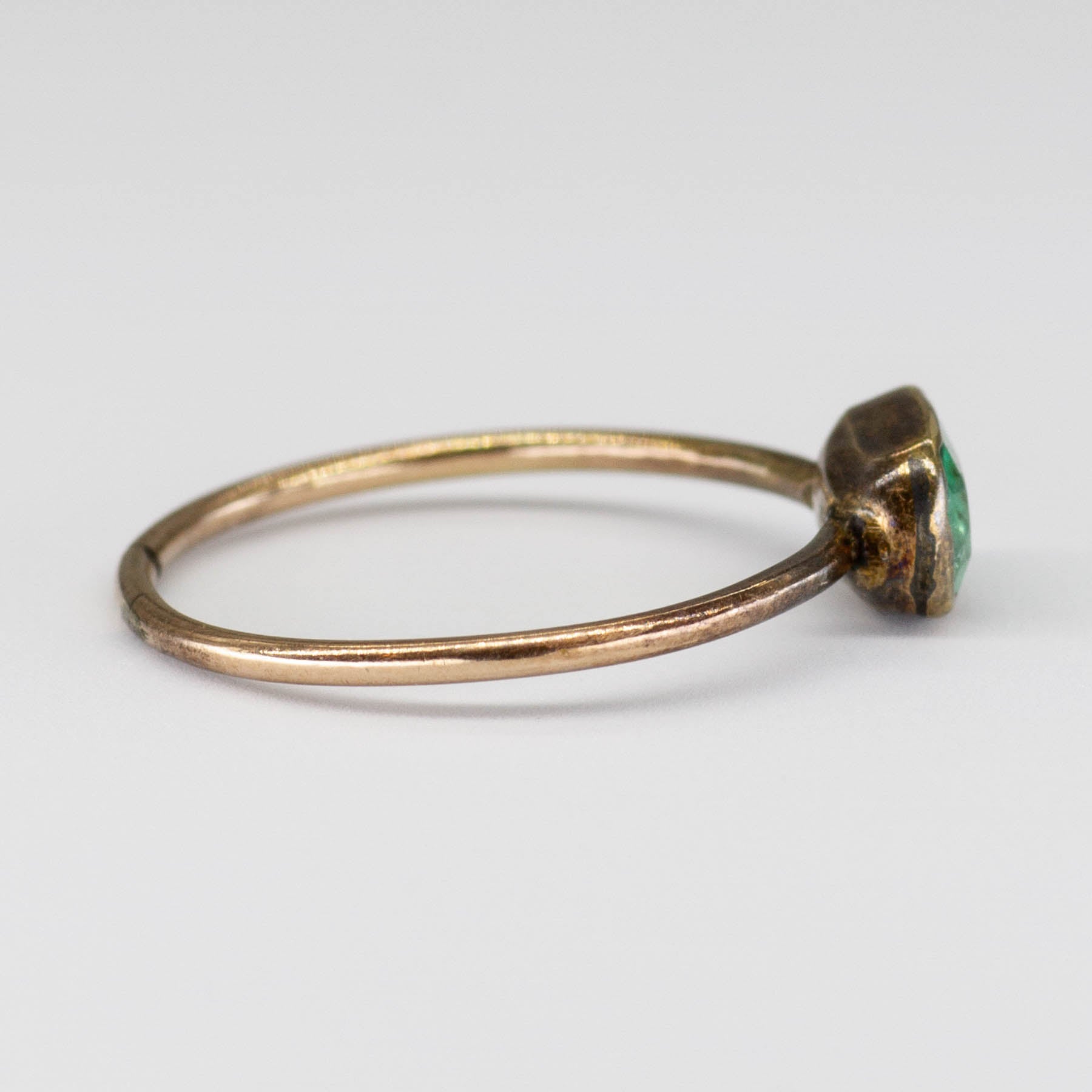 Antique Georgian Emerald Ring | SZ 5 | 0.50 ct
