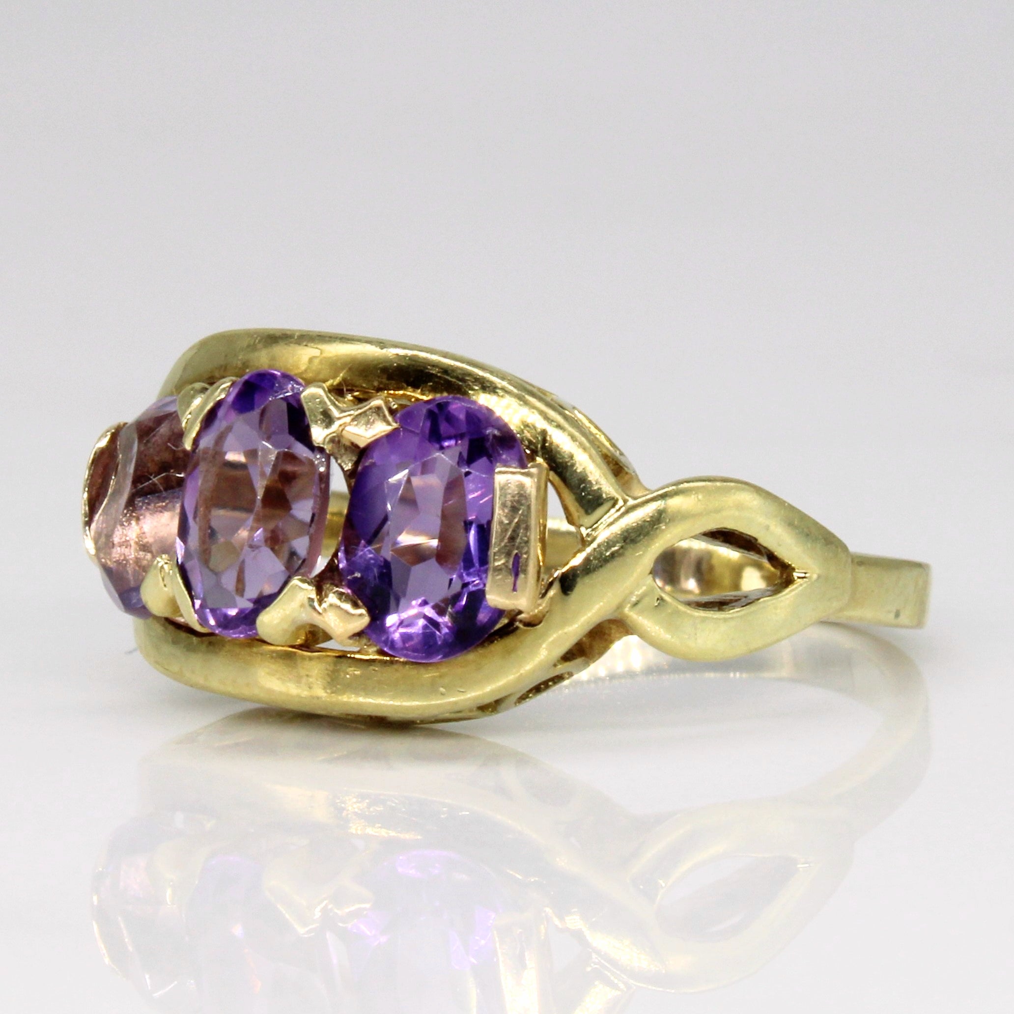 Amethyst Cocktail Ring | 1.50ctw | SZ 6.75 |