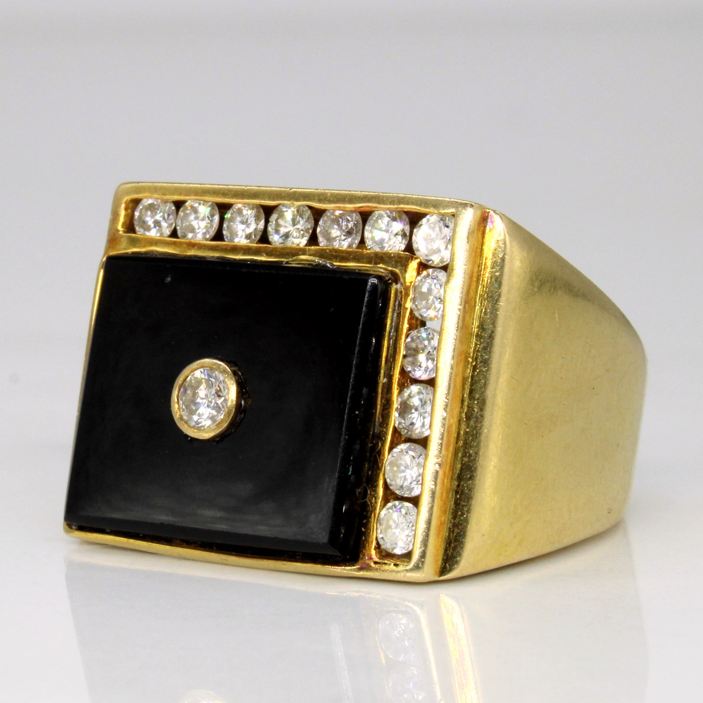 Glass Foundation & Diamond Cocktail Ring | 3.00ct, 0.55ctw | SZ 7 |