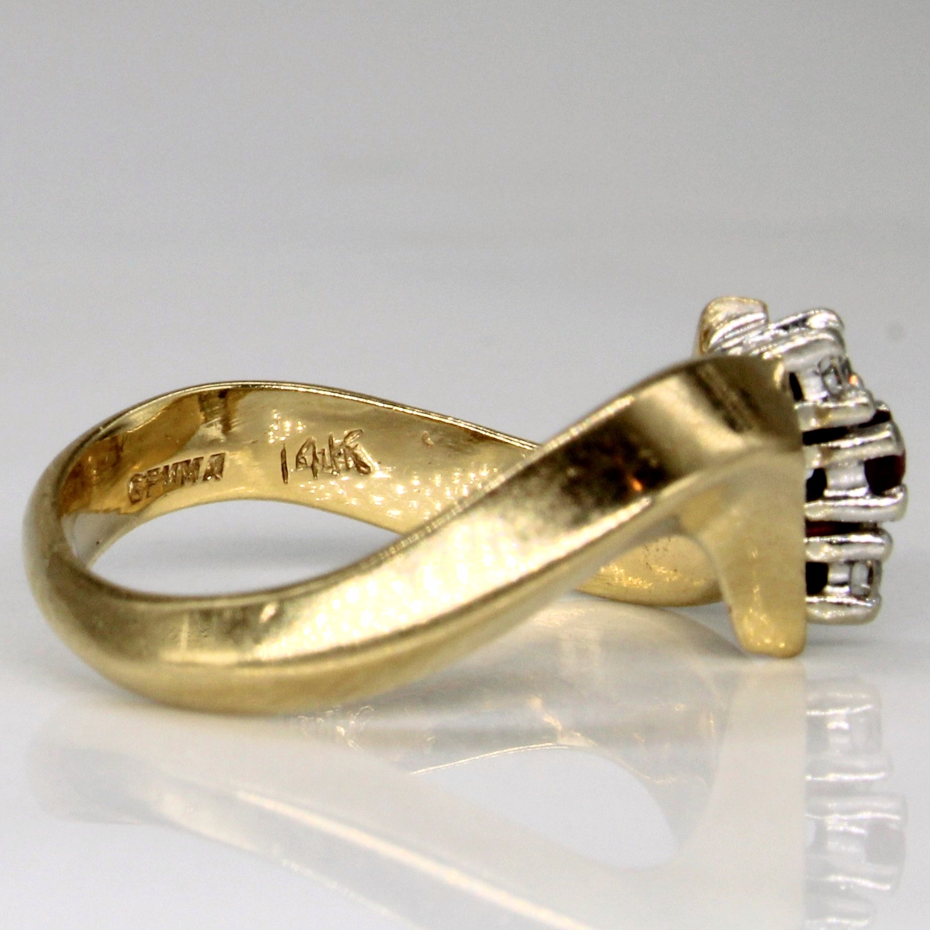 Diamond & Ruby Waterfall Ring | 0.07ctw, 0.04ct | SZ 4.25 |