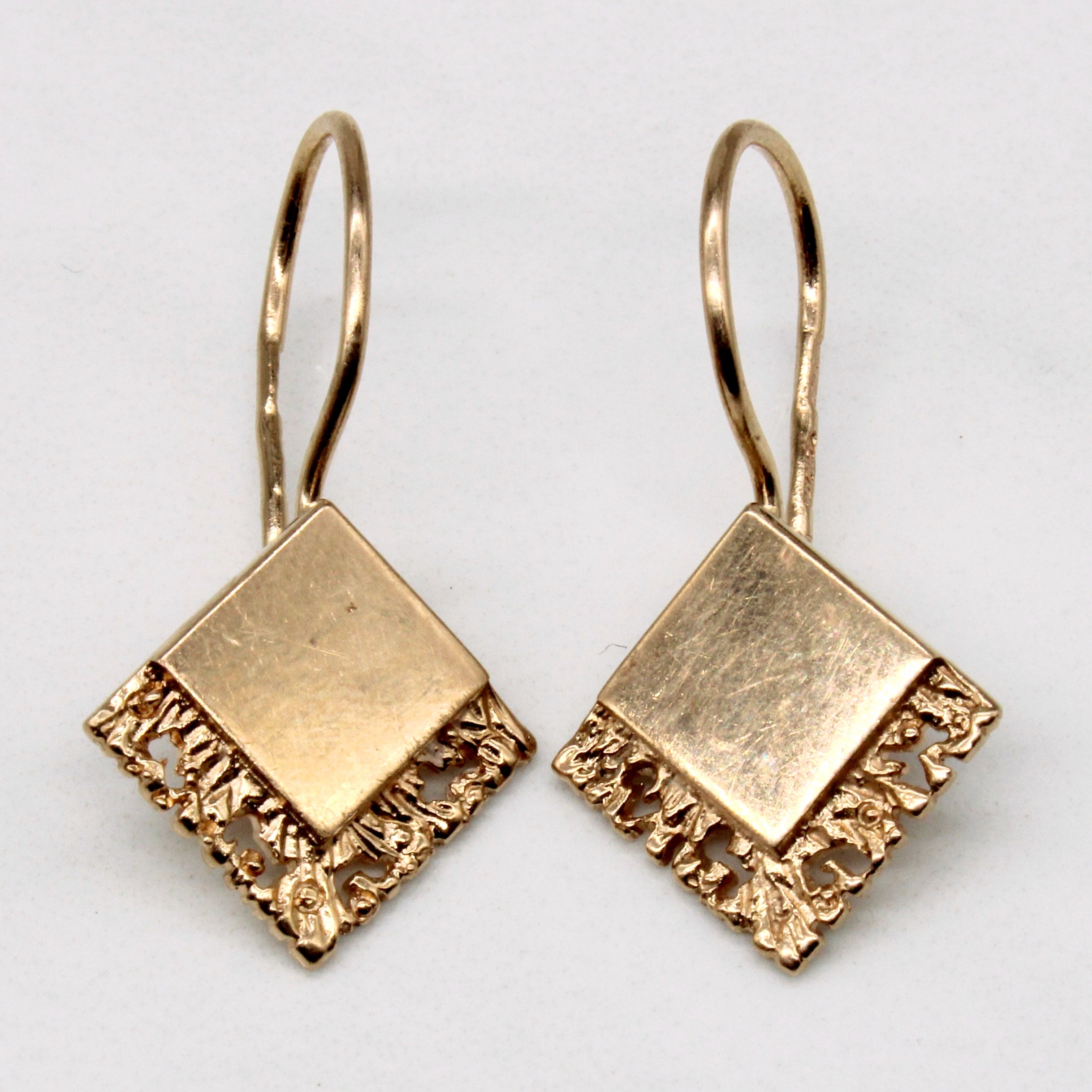 14k Yellow Gold Earrings
