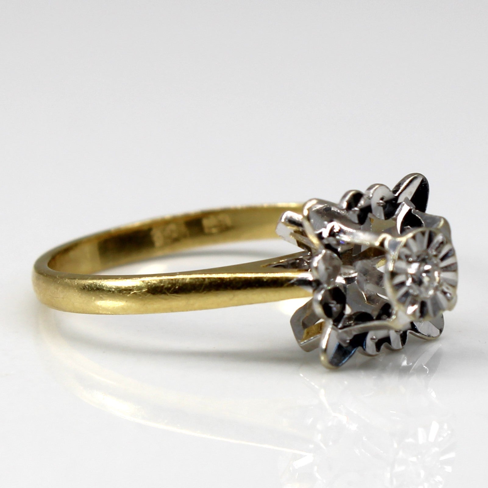 High Set Solitaire Diamond Ring | 0.03ct | SZ 6 |
