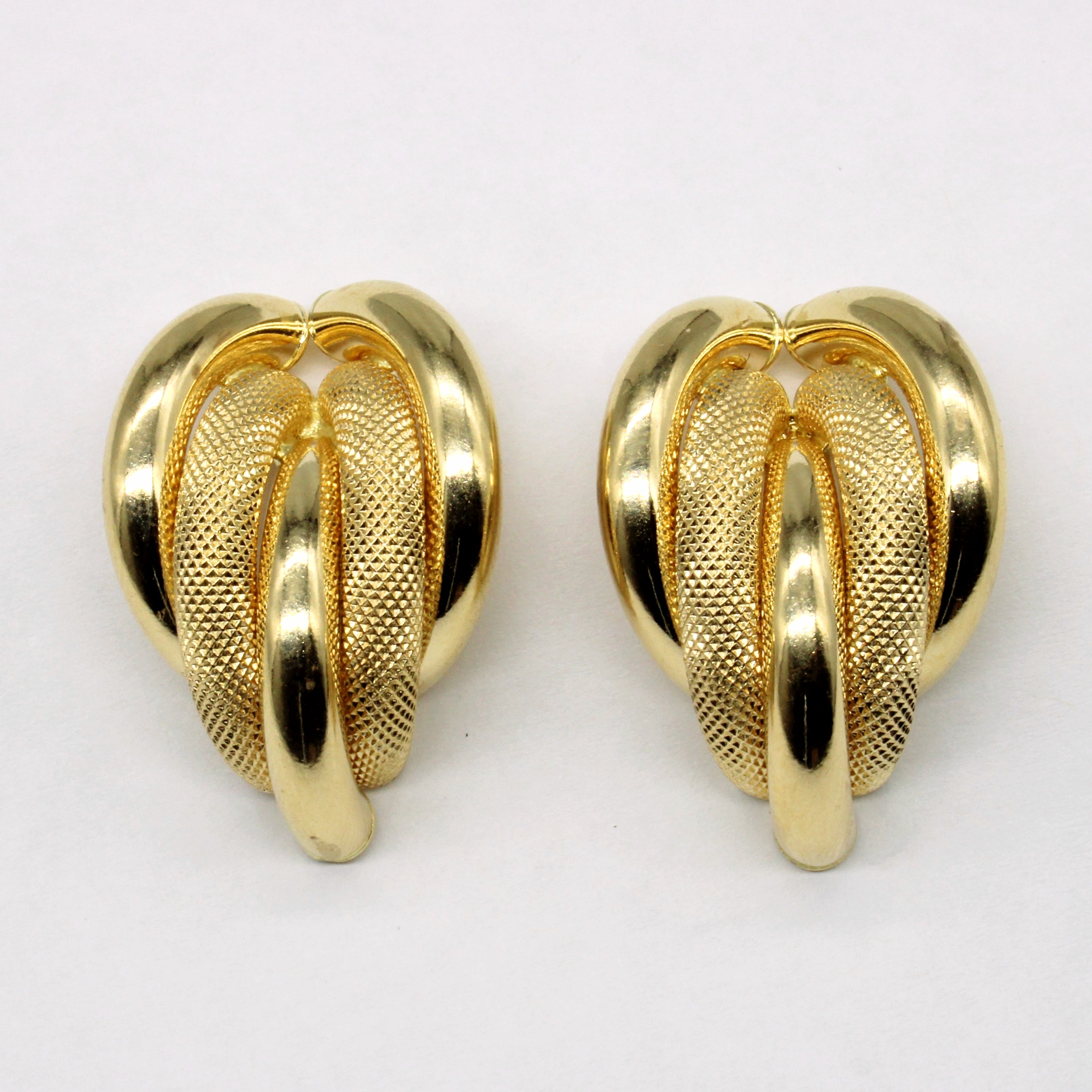 18k Yellow Gold Earrings