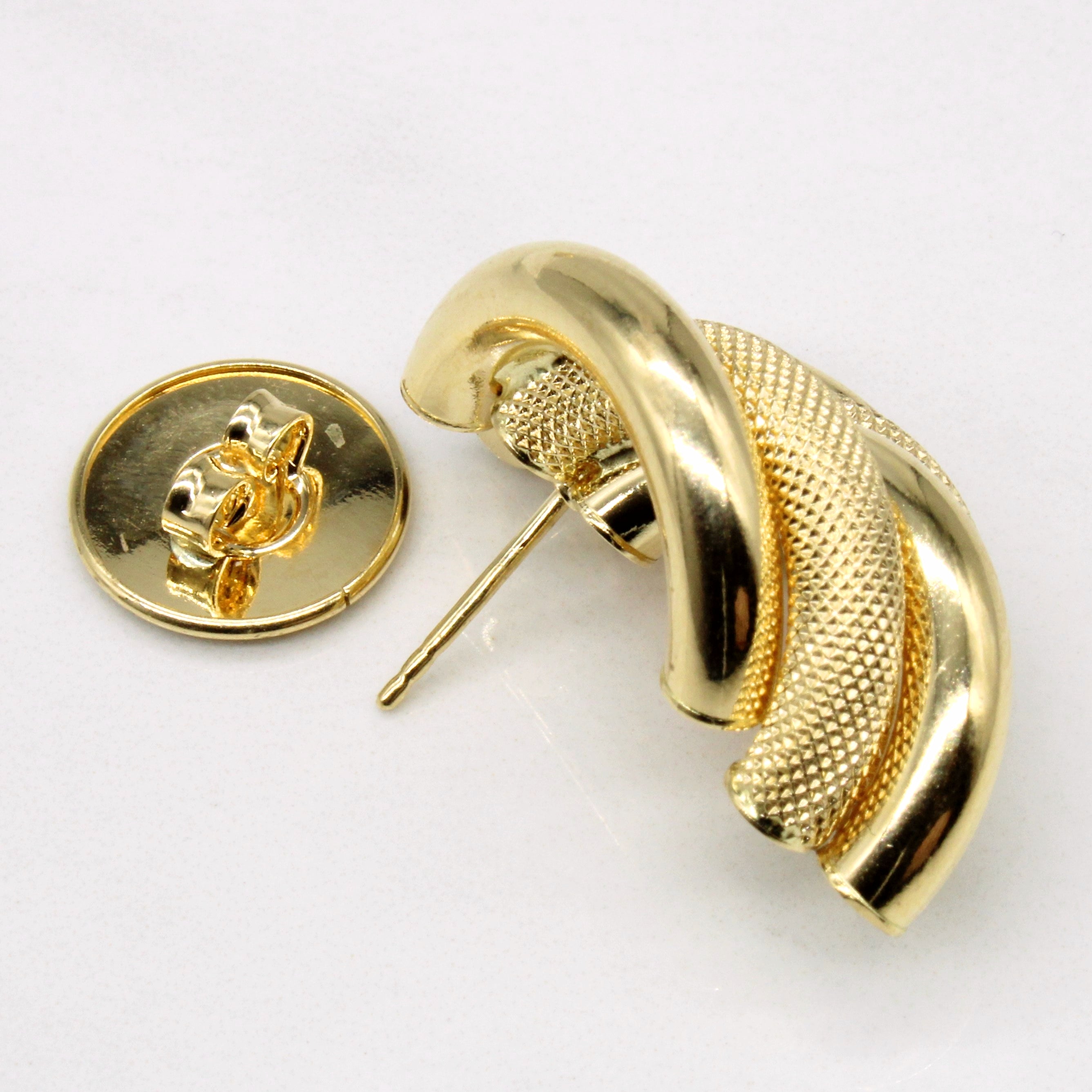18k Yellow Gold Earrings