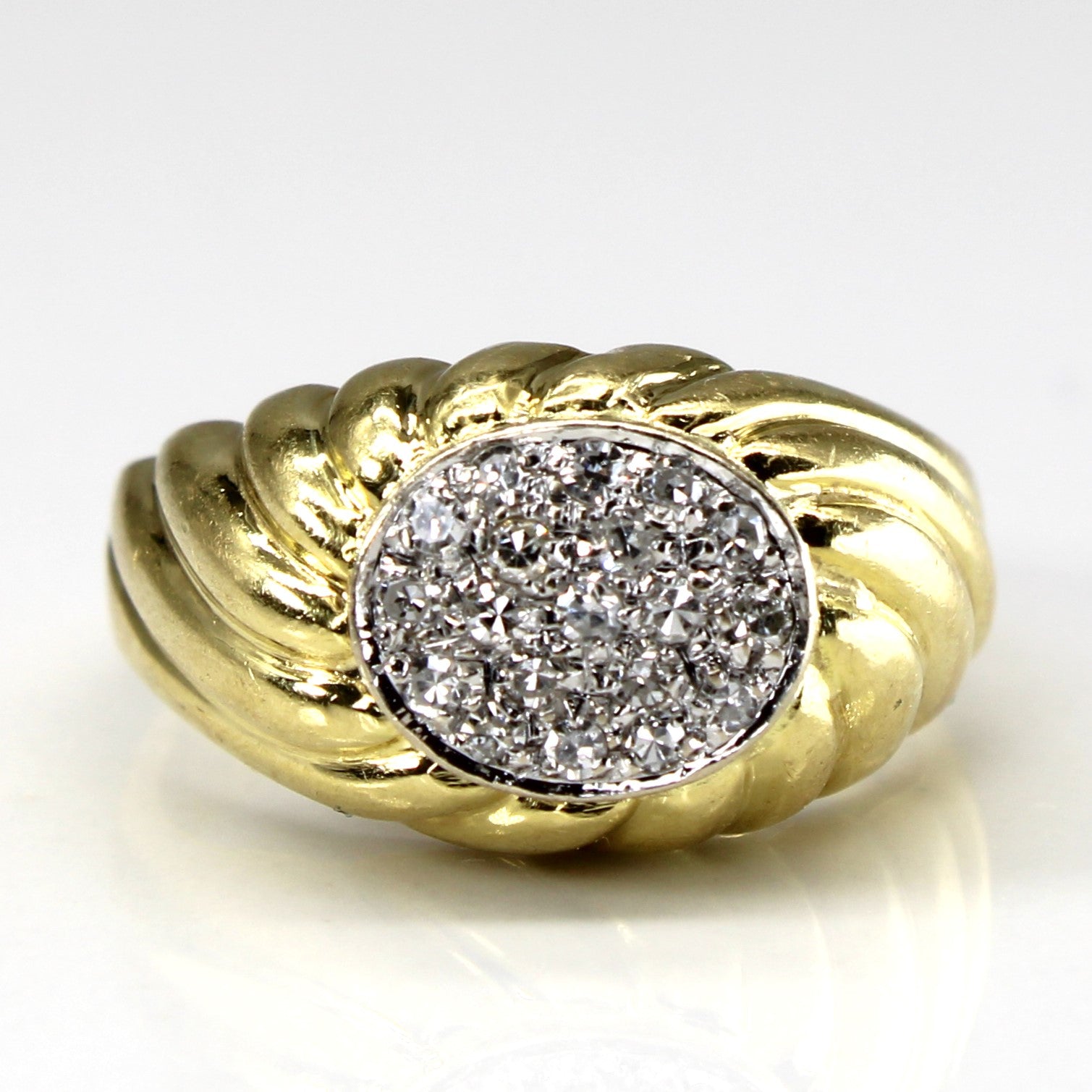 Cluster Diamond Dome Ring | 0.20ctw | SZ 6 |