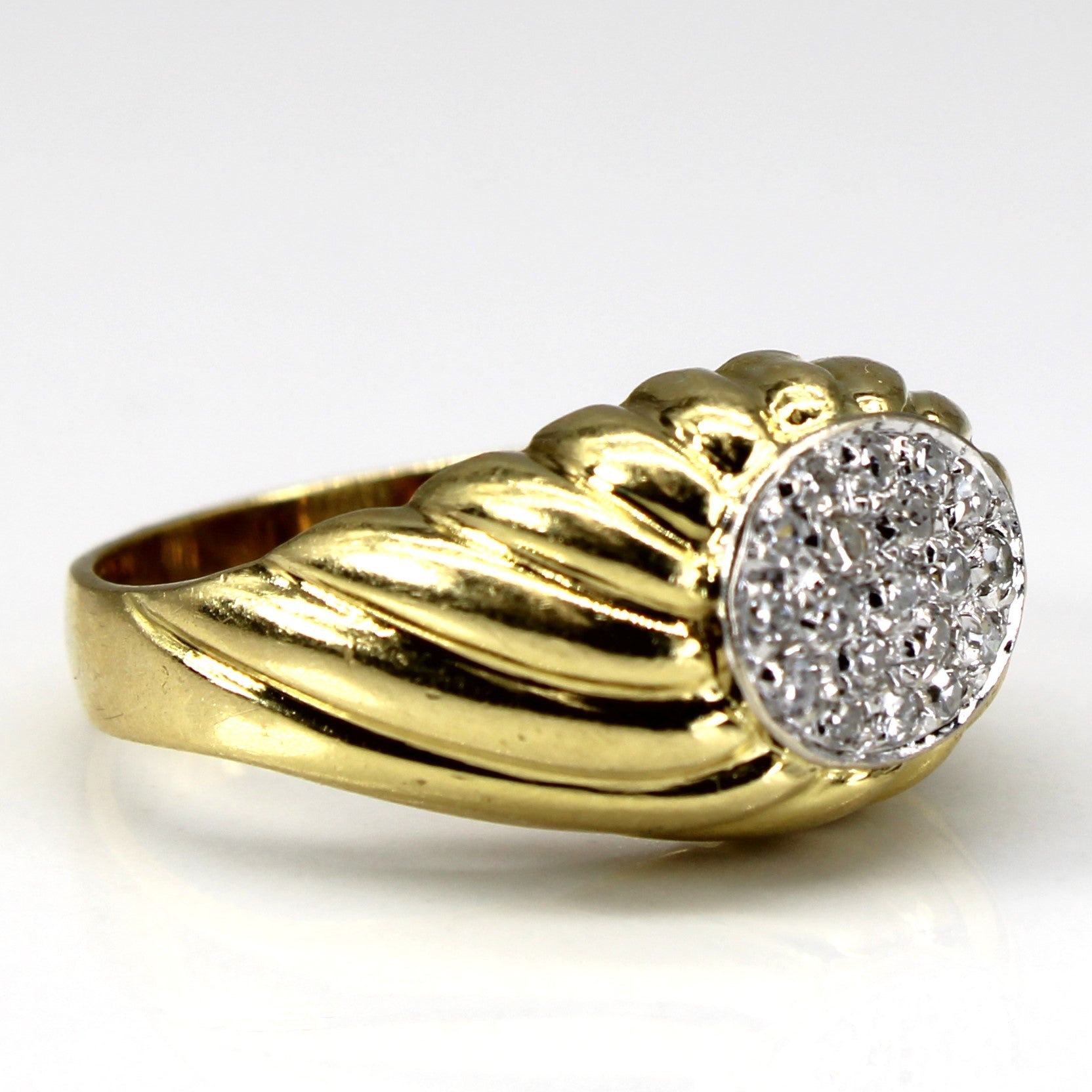 Cluster Diamond Dome Ring | 0.20ctw | SZ 6 |