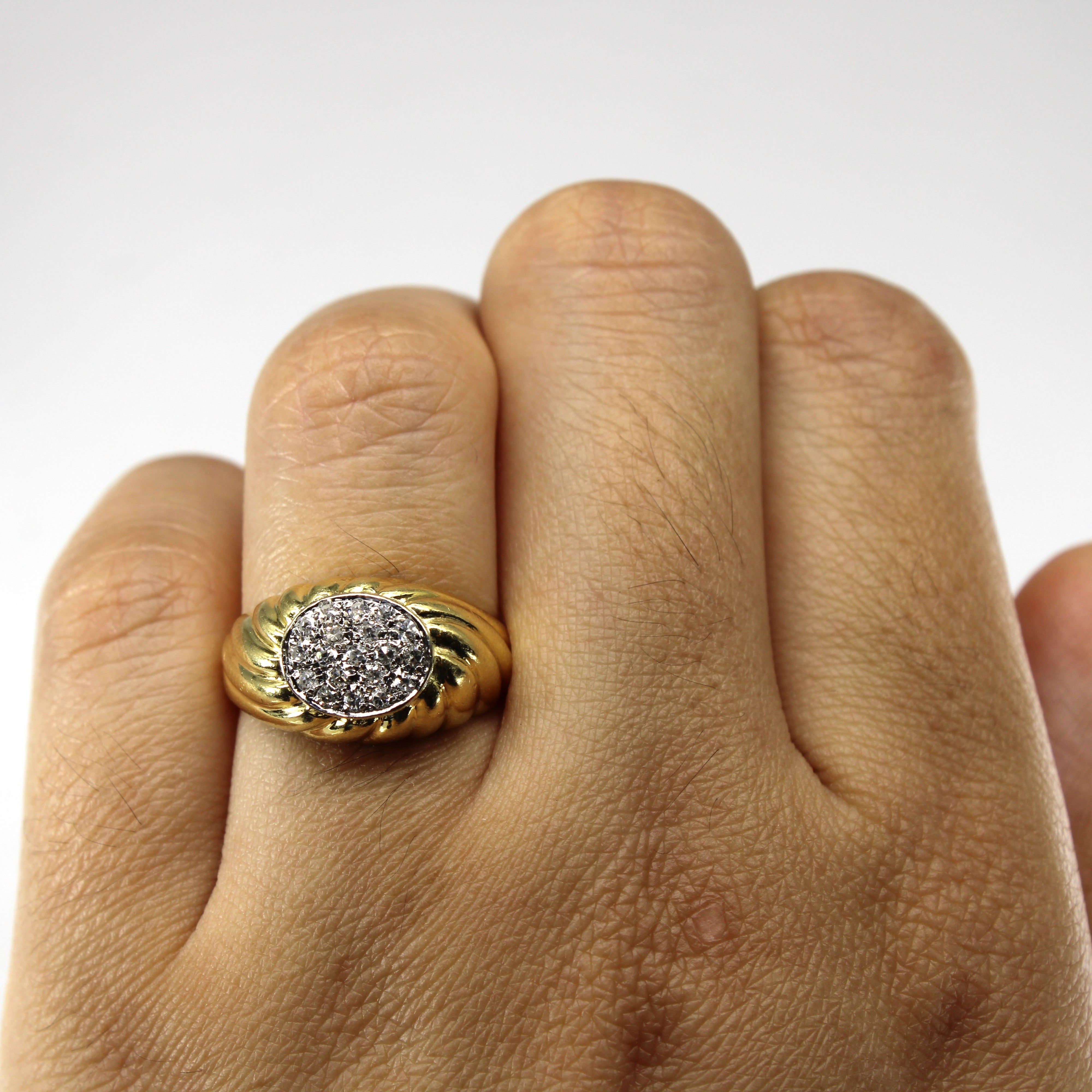 Cluster Diamond Dome Ring | 0.20ctw | SZ 6 |