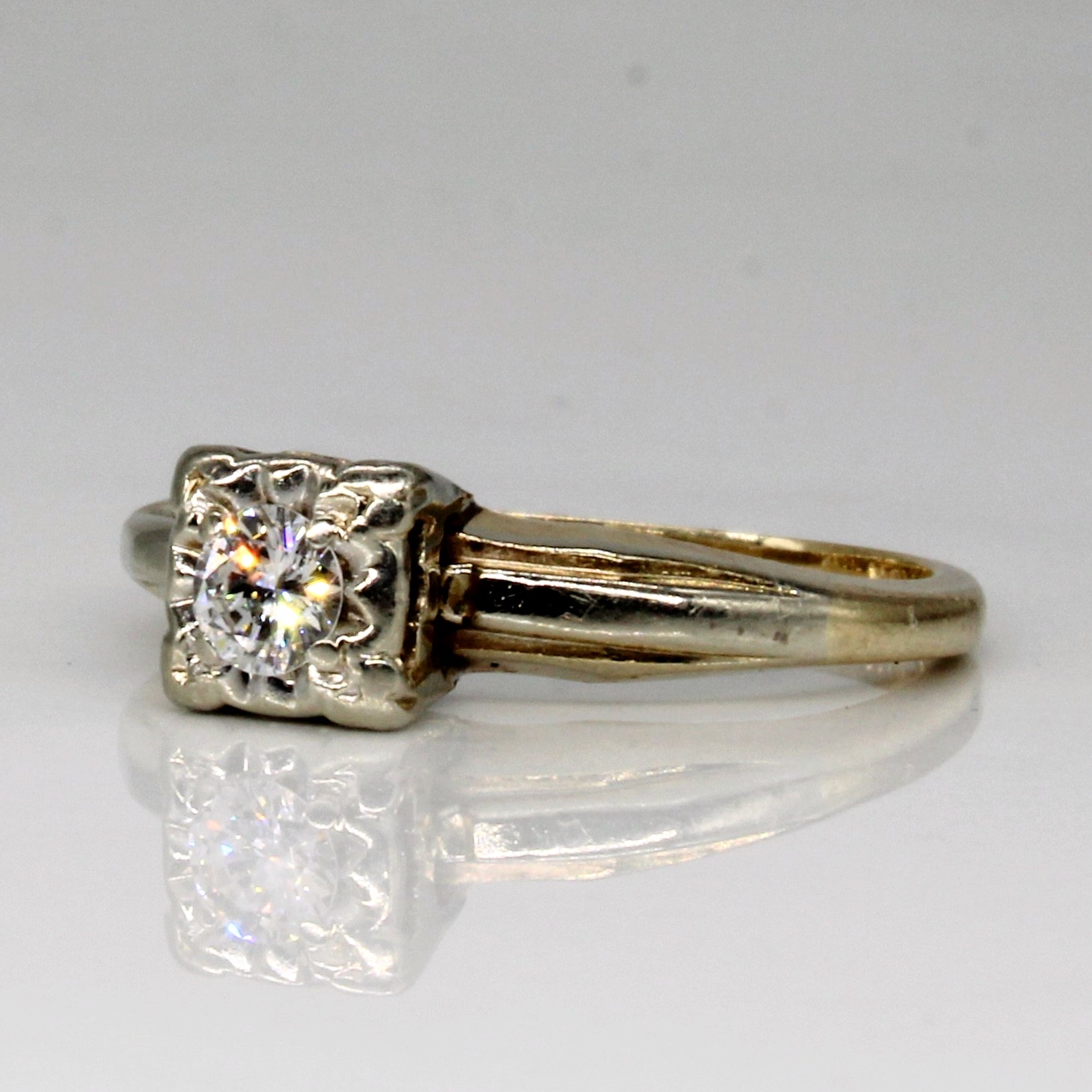 Illusion Set Diamond Ring | 0.19ct | SZ 6 |