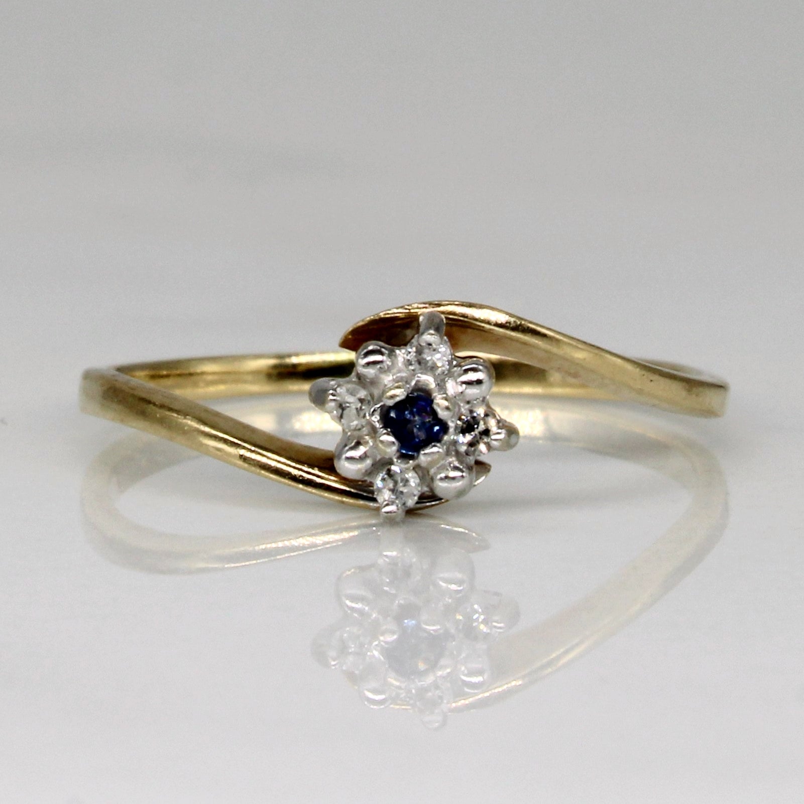 Diamond & Sapphire Ring | 0.02ctw, 0.01ct | SZ 4.75 |