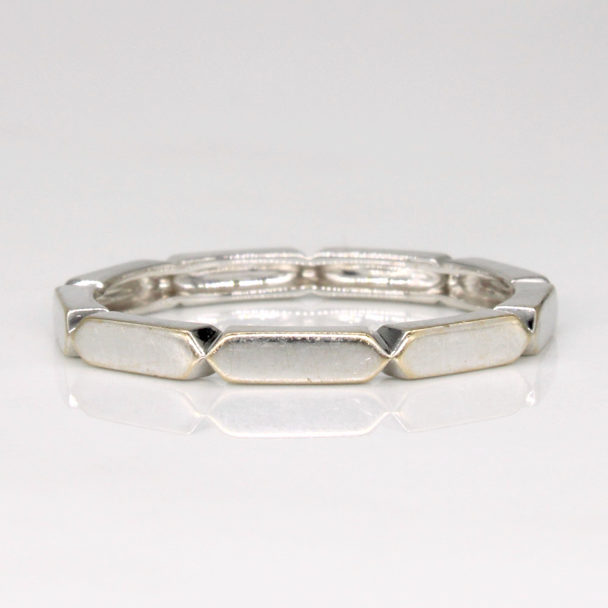 Bague Birks en or blanc 18 carats | Taille 8,25 |