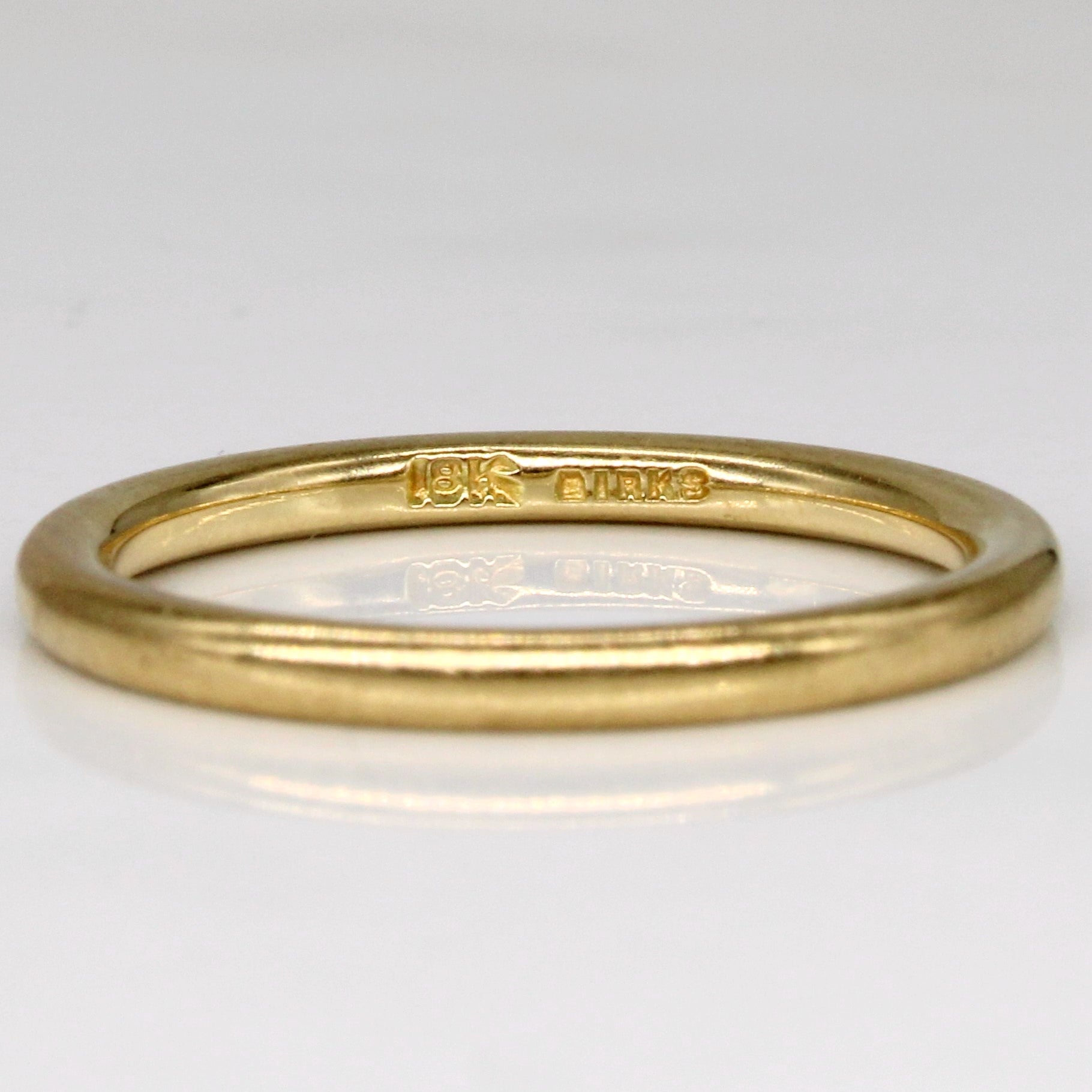 18k Yellow Gold Band | SZ 6.25 |