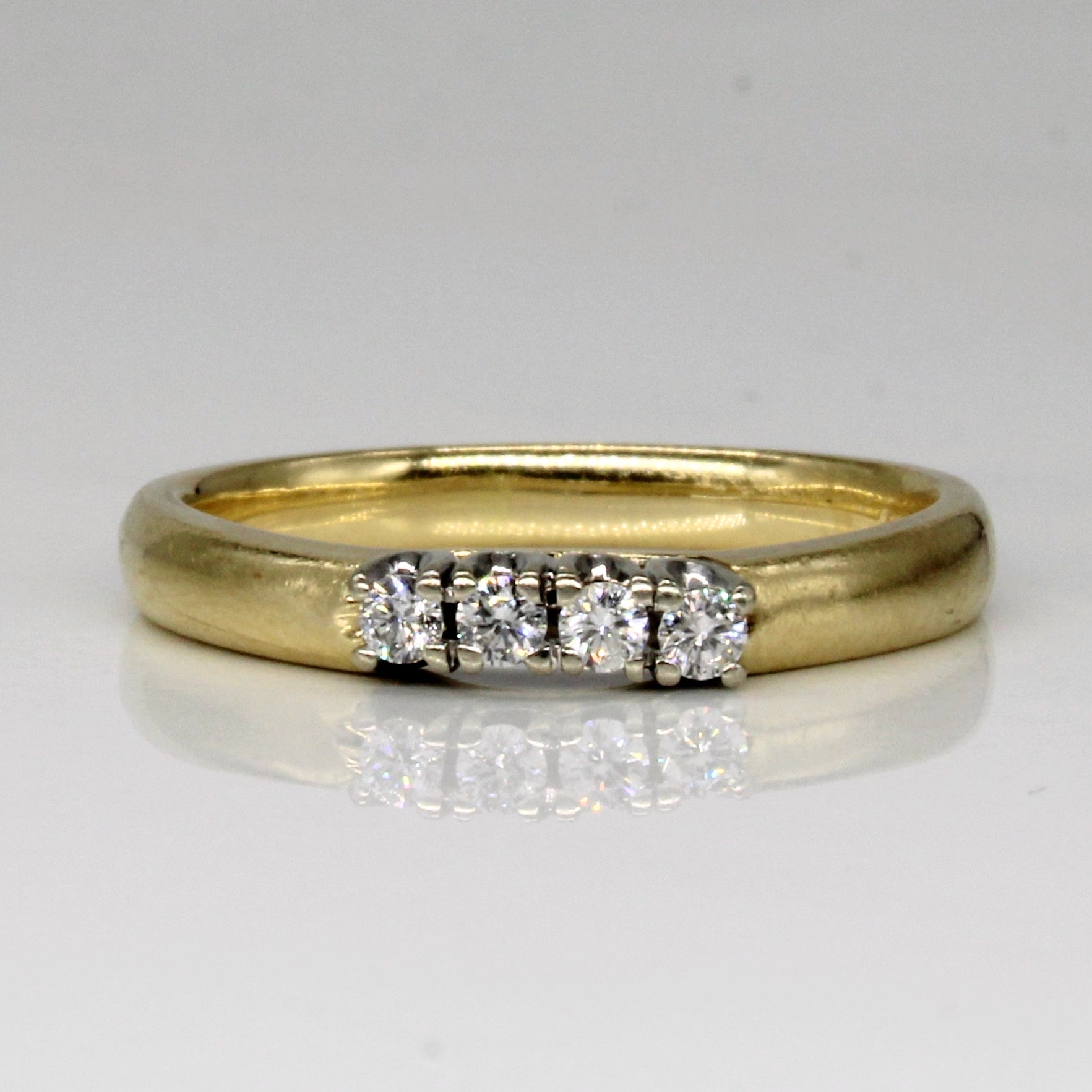 Four Stone Diamond Ring | 0.16ctw | SZ 8.5 |