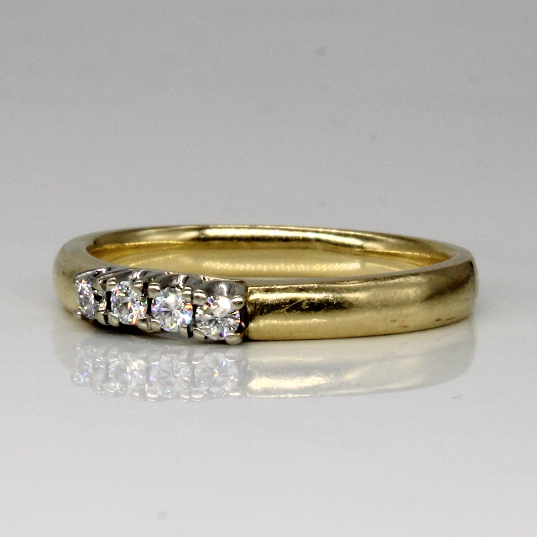 Four Stone Diamond Ring | 0.16ctw | SZ 8.5 |