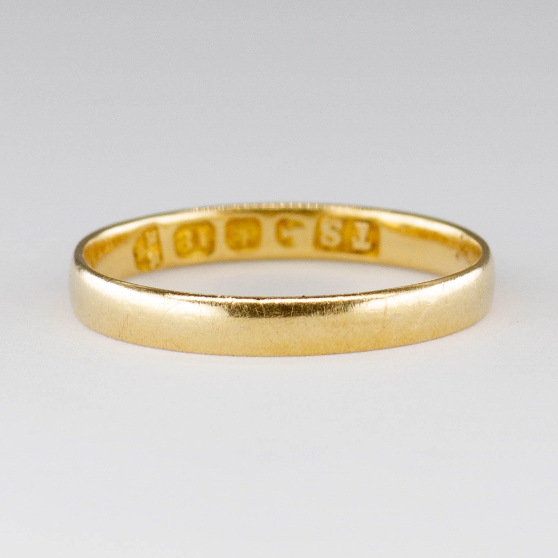 Victorian 1883 18k Hallmarked Yellow Gold Band | SZ 5