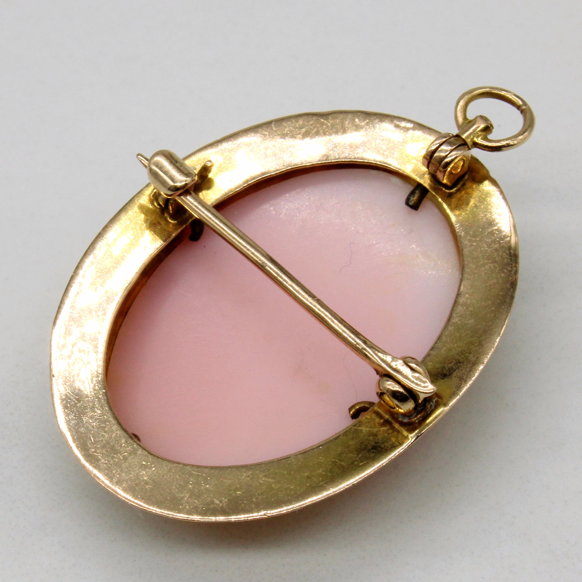 Seashell Cameo Brooch & Pendant | 13.40ct |