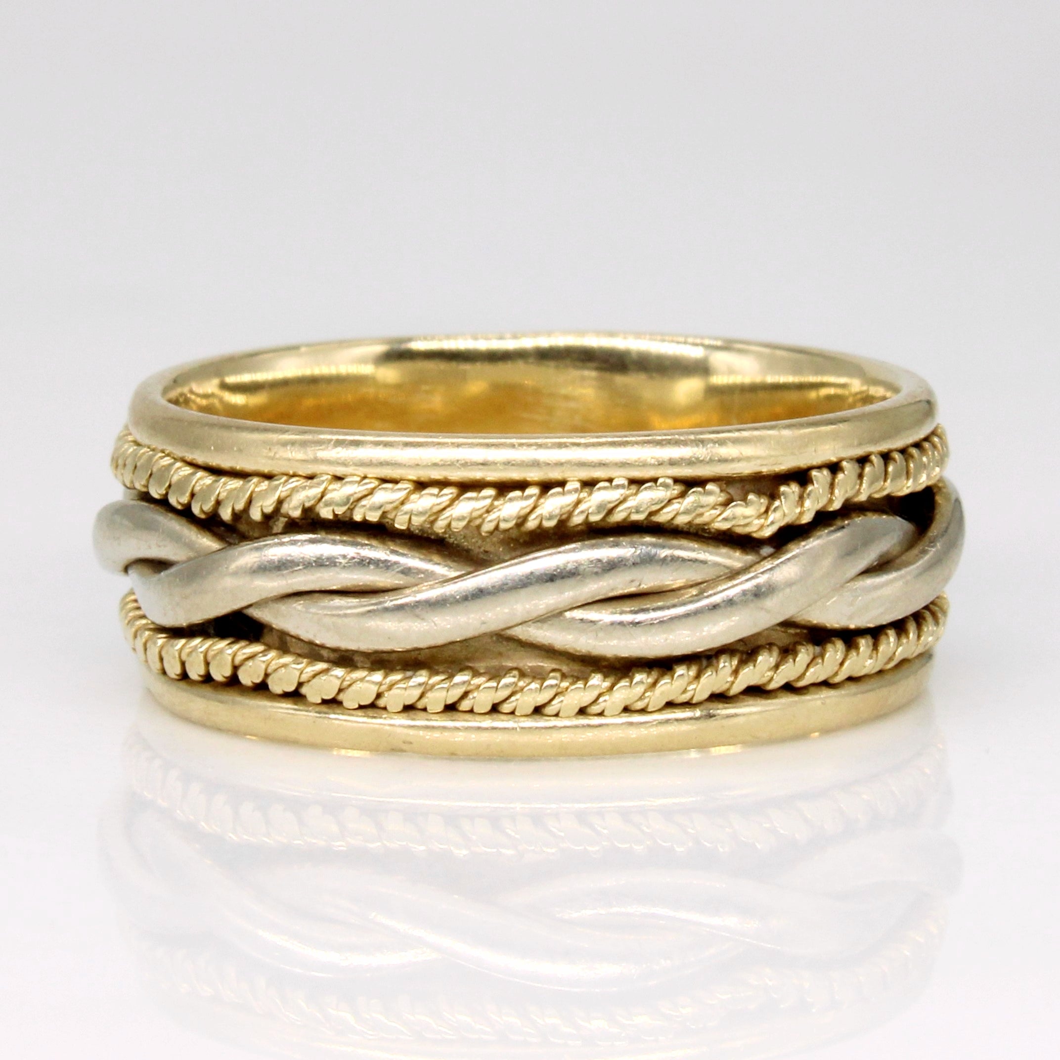 14k Two Tone Gold Ring | SZ 8.75 |