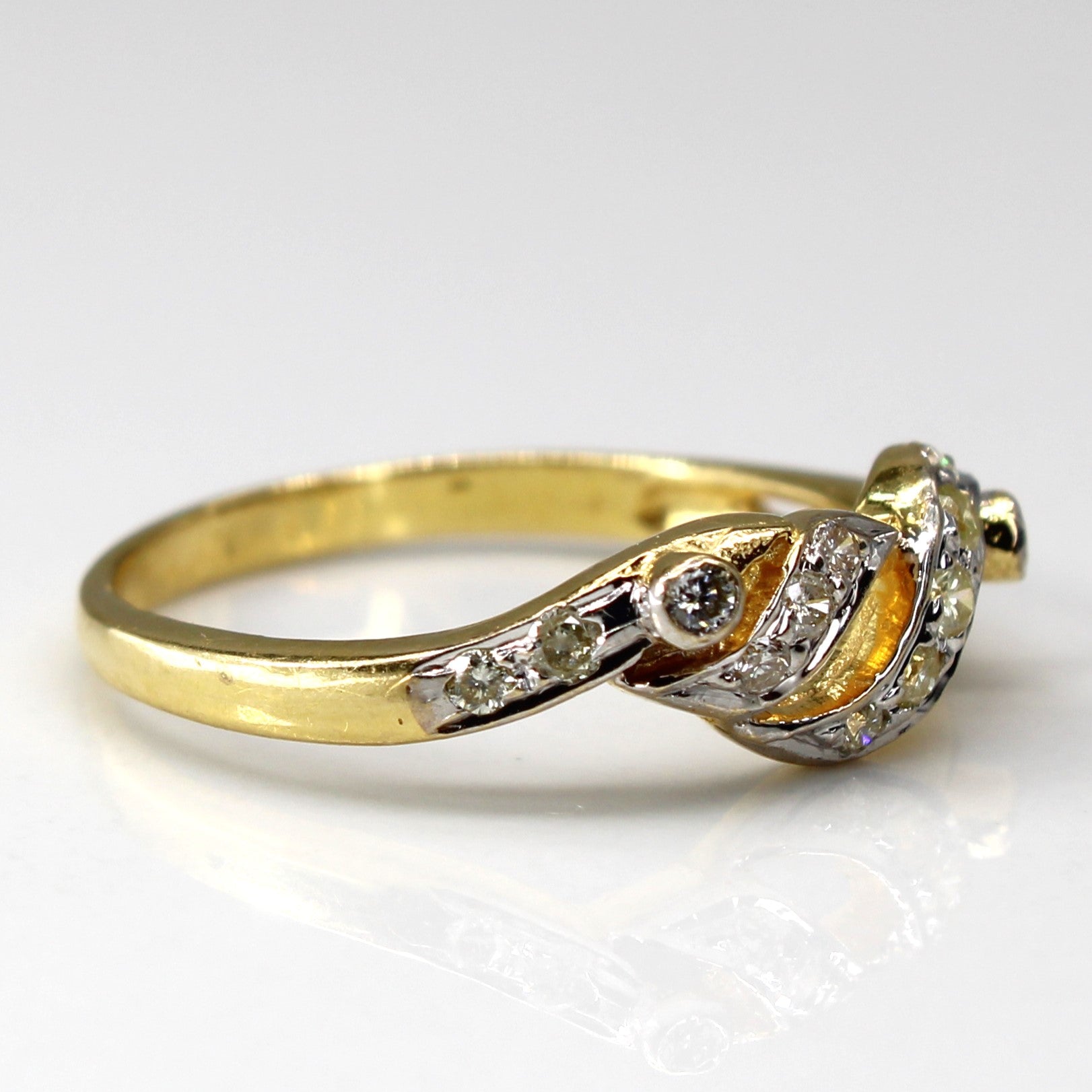 Bypass Diamond Ring | 0.09ctw | SZ 5.25 |