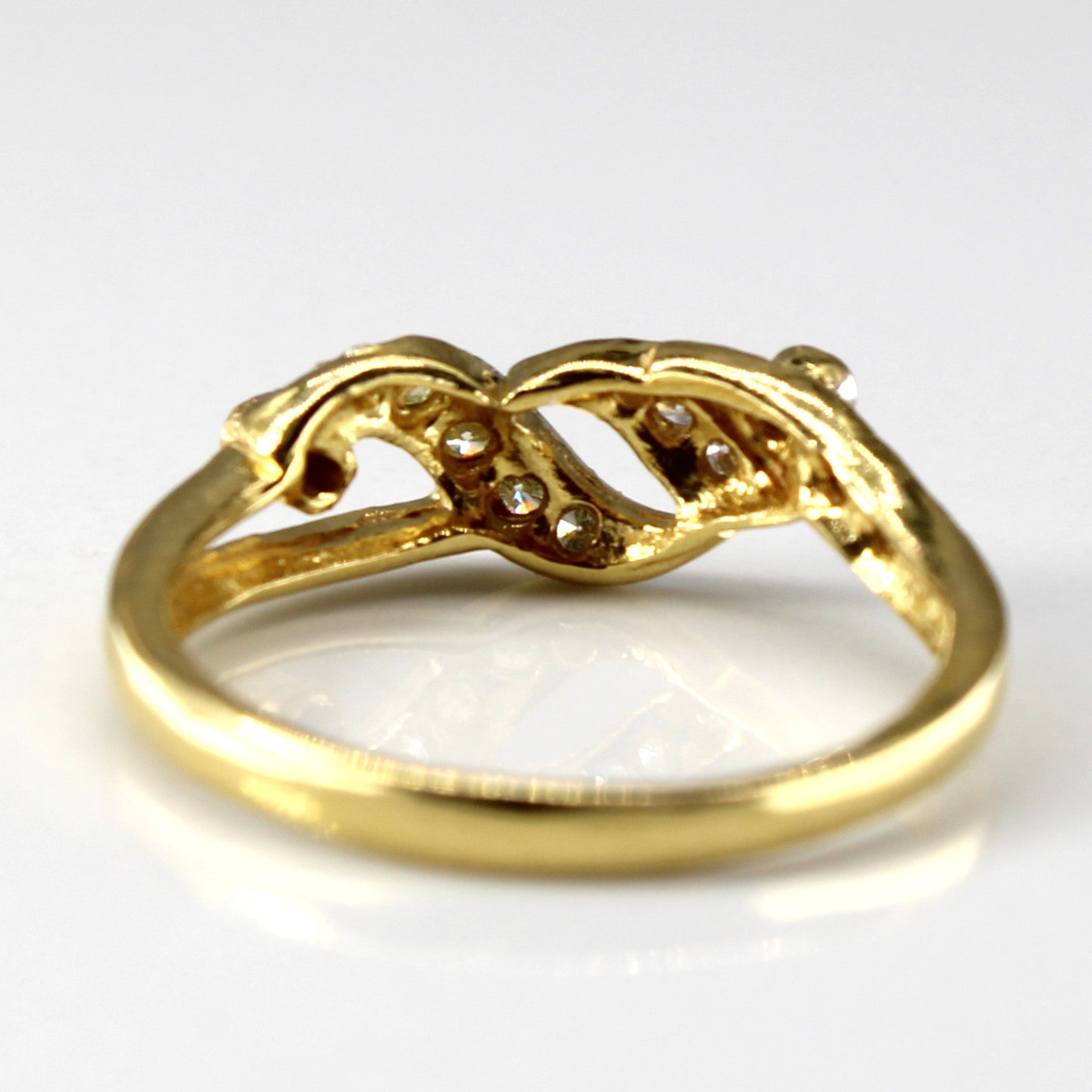 Bypass Diamond Ring | 0.09ctw | SZ 5.25 |