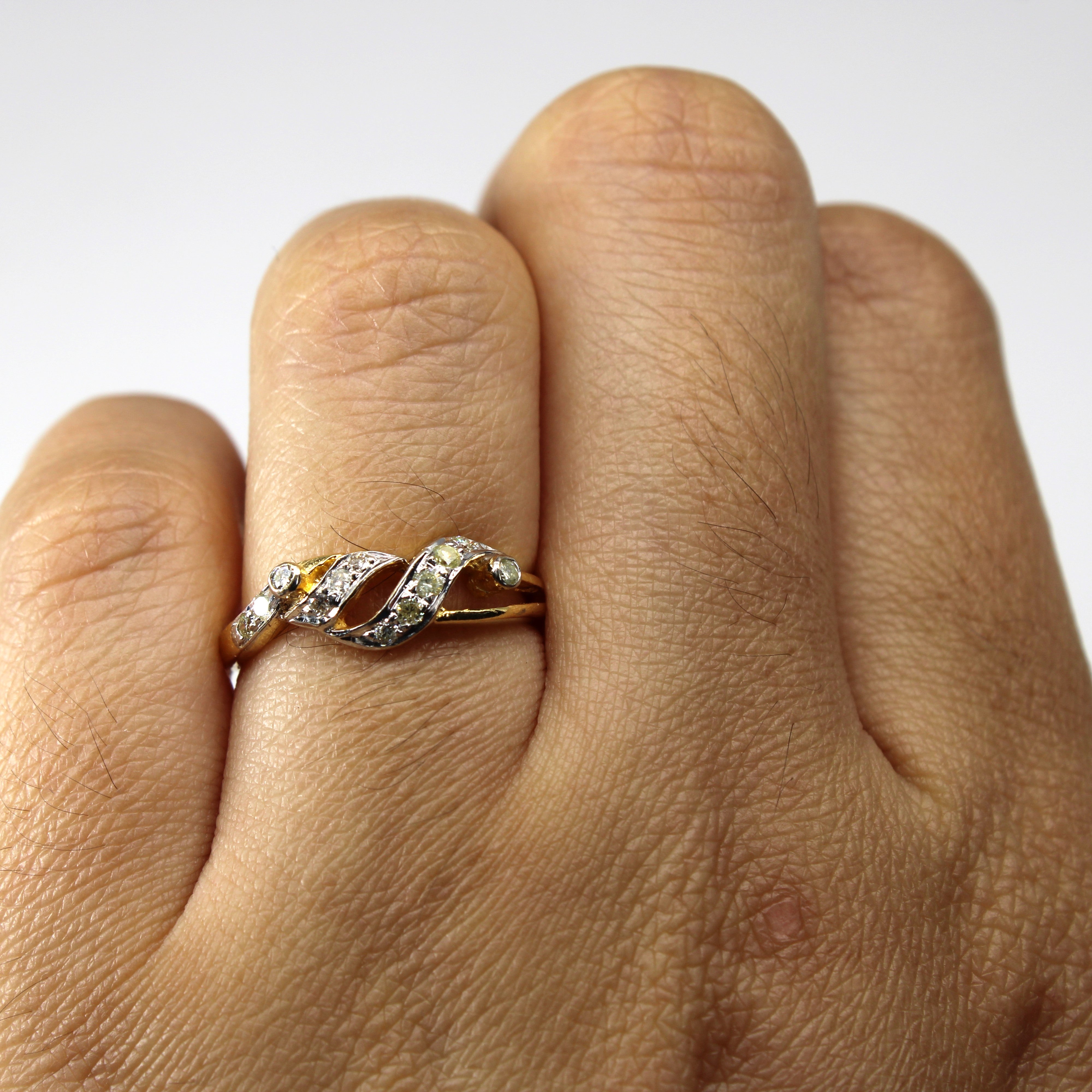 Bypass Diamond Ring | 0.09ctw | SZ 5.25 |