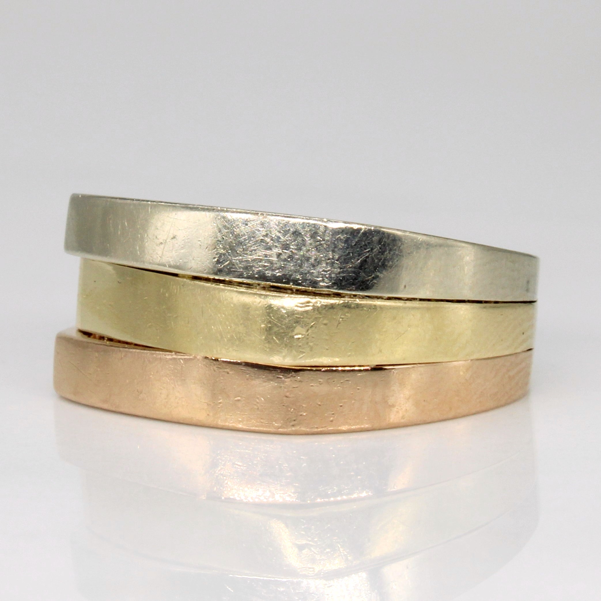 14k Tri Tone Gold Ring | SZ 6.75 |