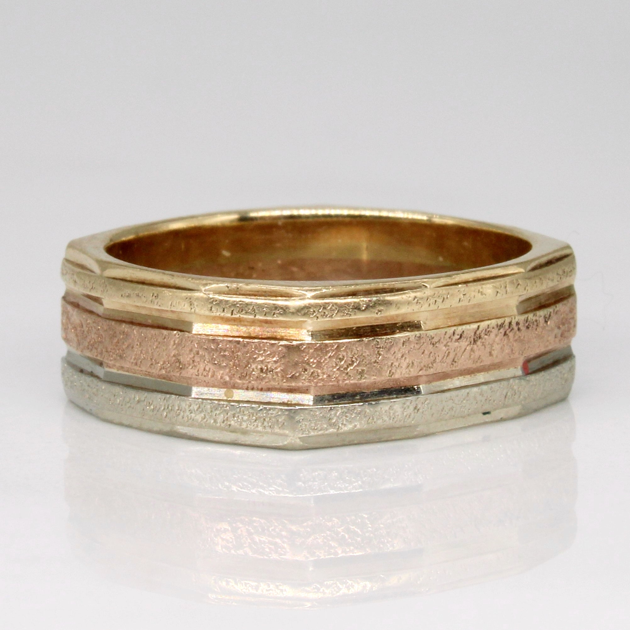 10k Tri Tone Gold Ring | SZ 6.75 |