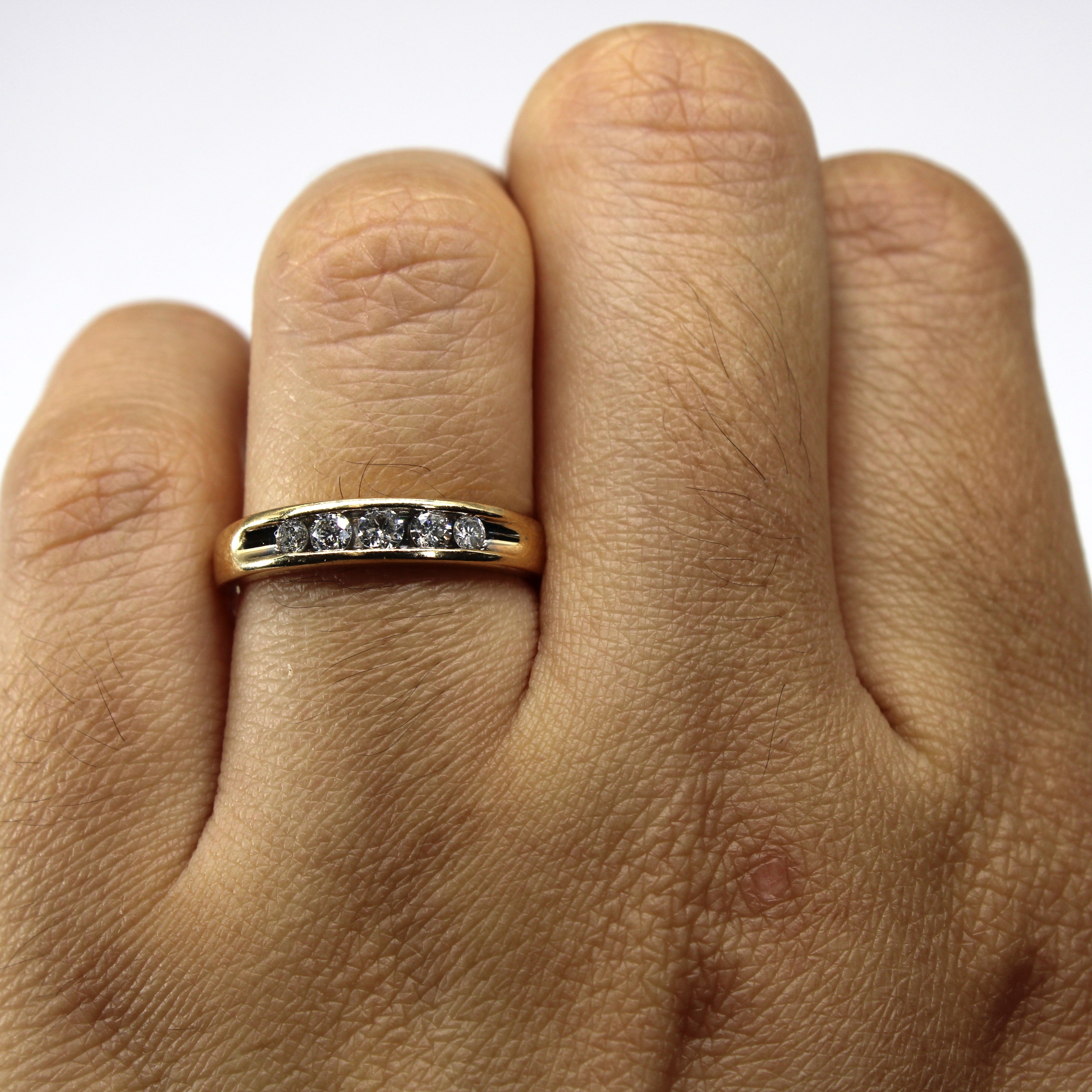 Channel Set Diamond Band | 0.19ctw | SZ 5.5 |
