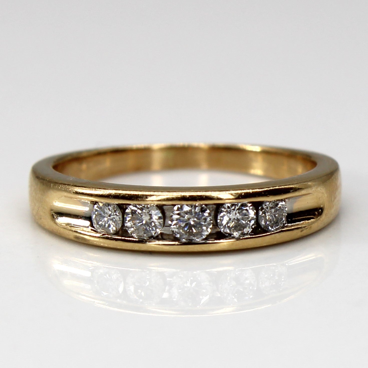 Channel Set Diamond Band | 0.19ctw | SZ 5.5 |