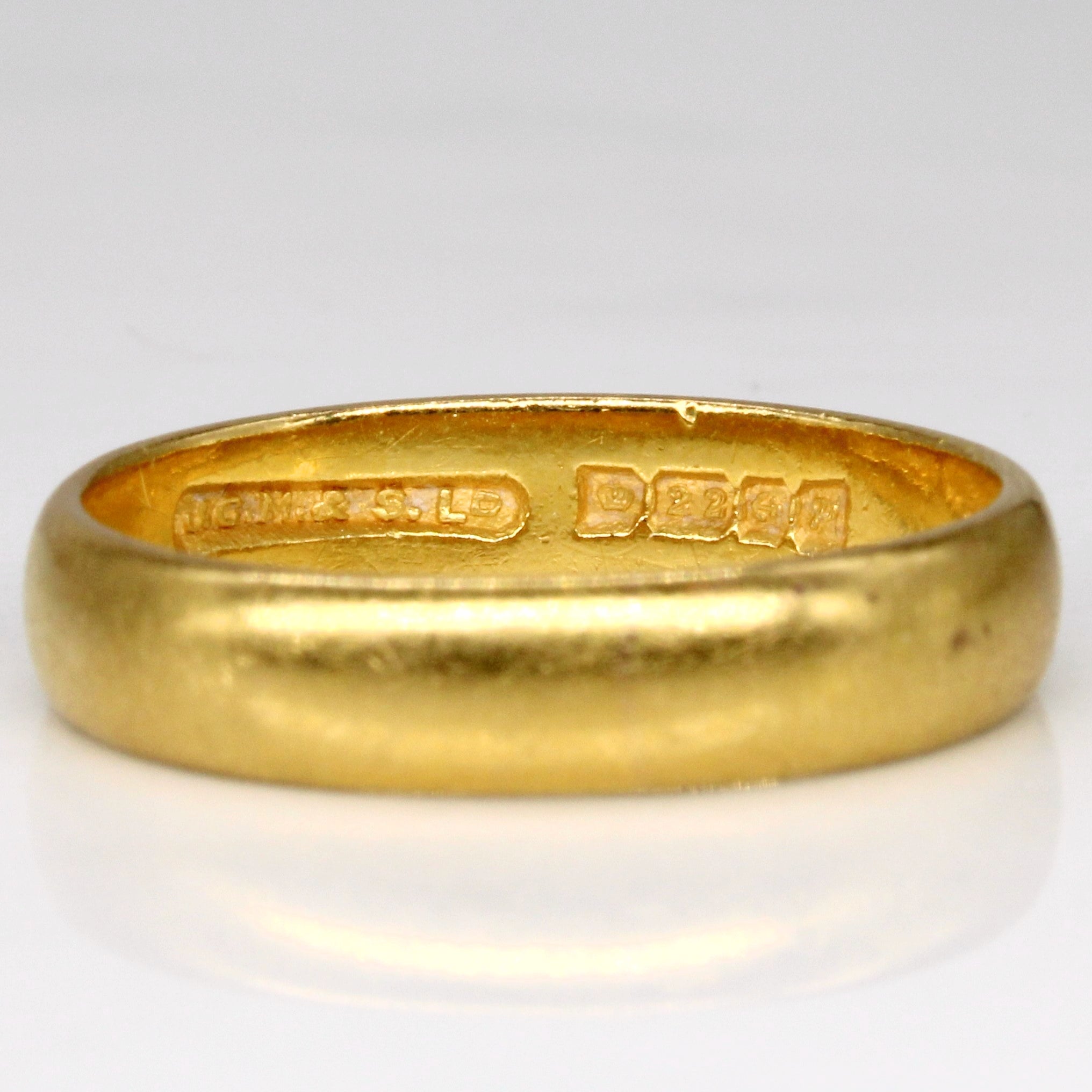1964 Birmingham 22k Yellow Gold Band | SZ 8.75 |