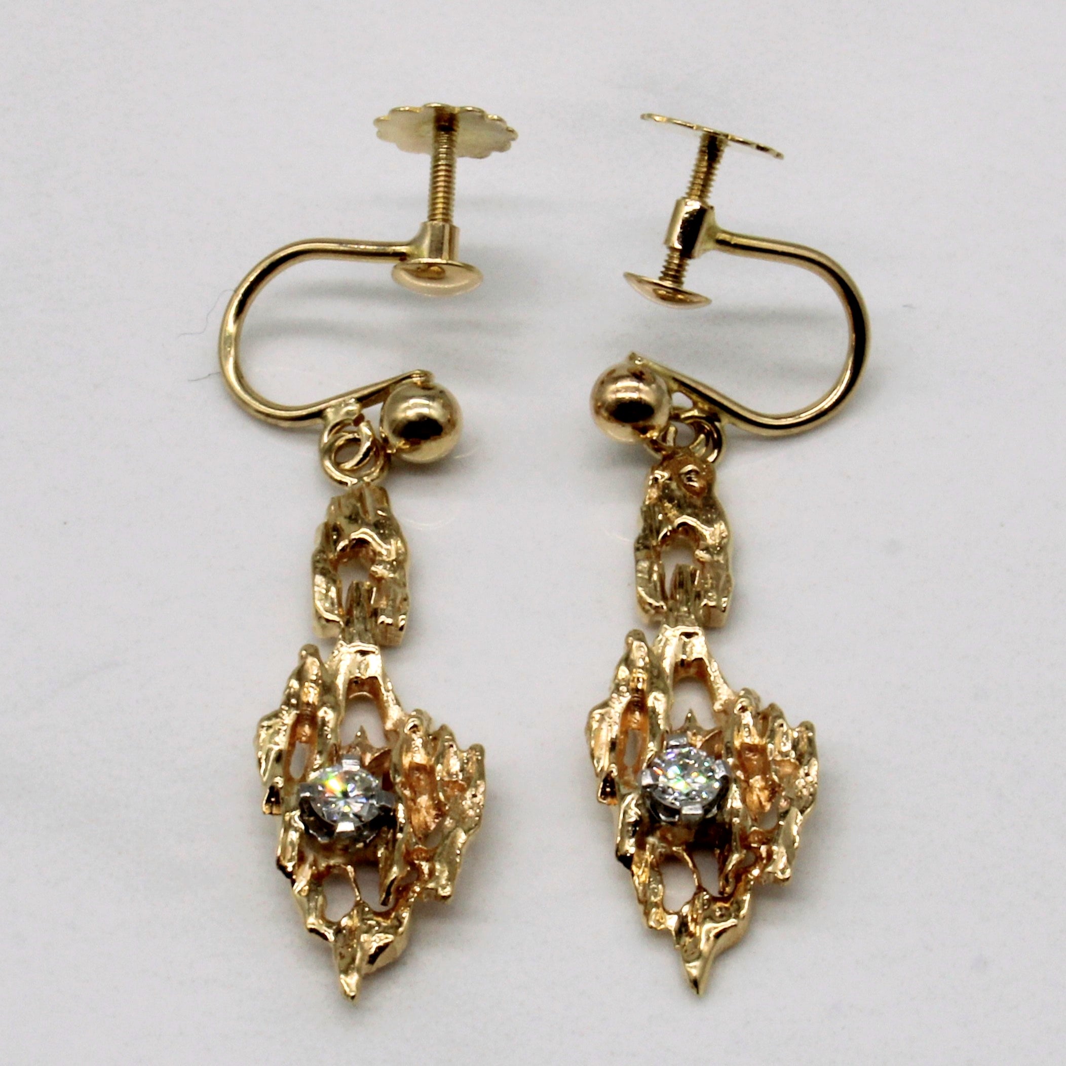 Diamond Clip On Earrings | 0.18ctw |