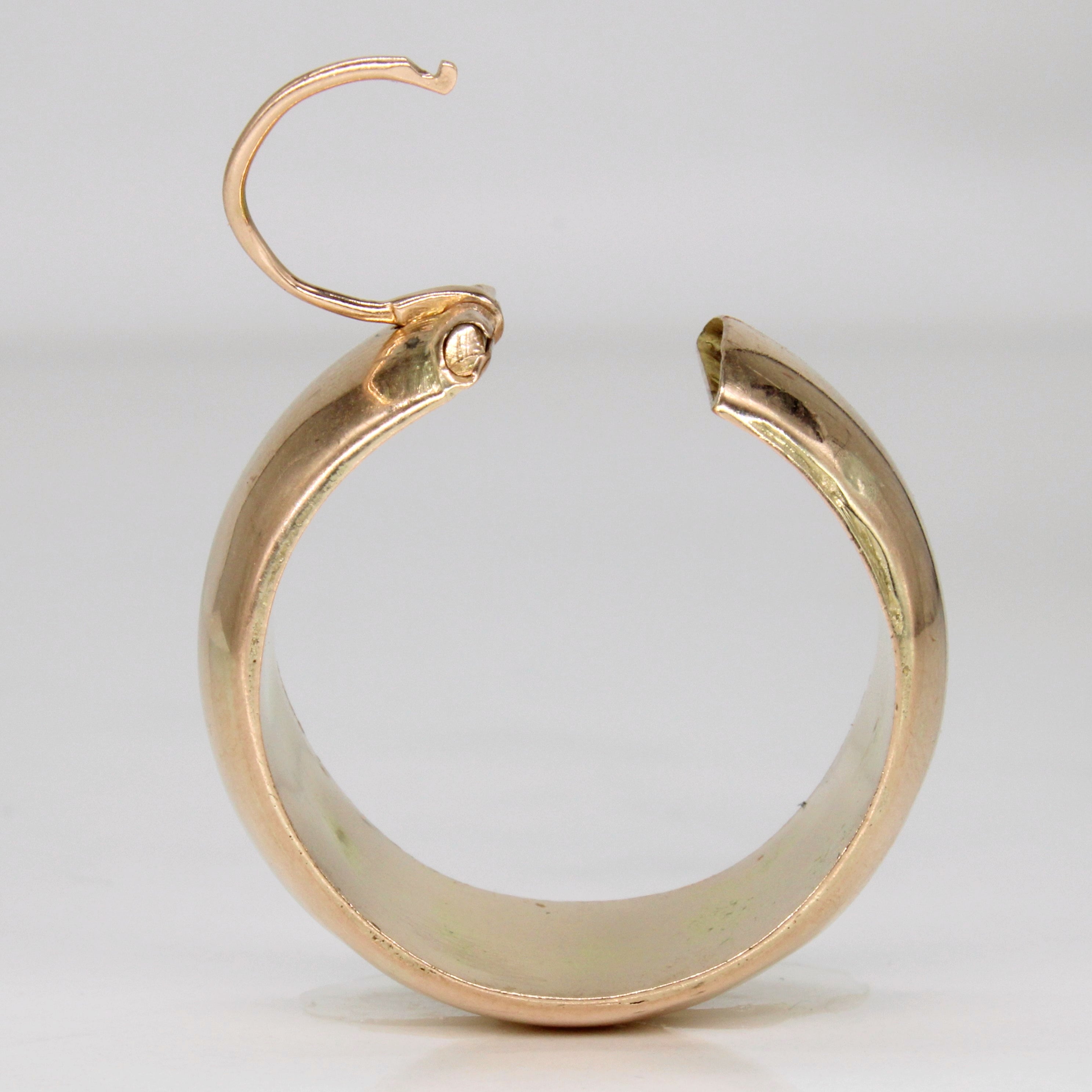 Boucles d'oreilles créoles en or jaune 10 carats