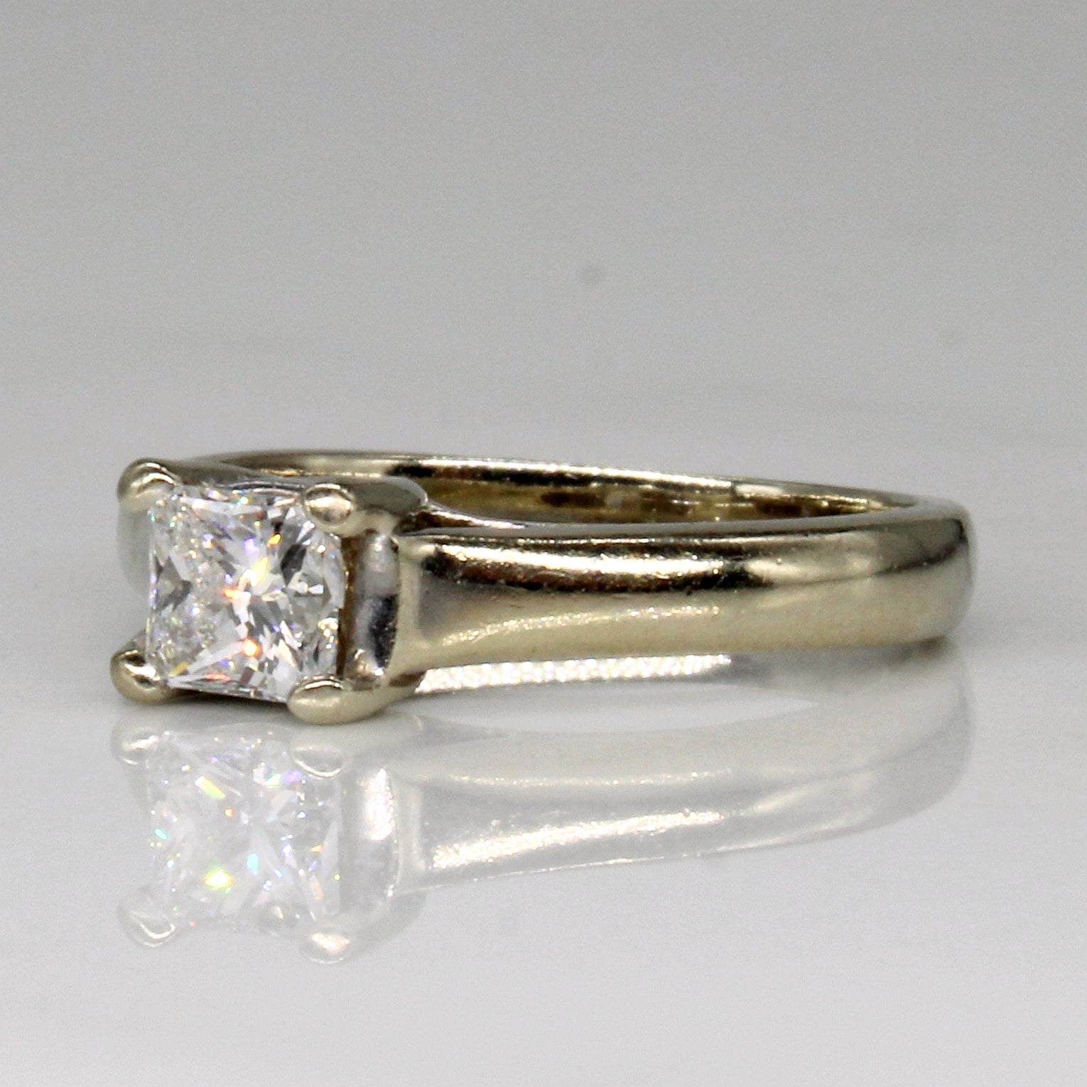 Princess Cut Diamond Engagement Ring | 0.49ct | SZ 5 |