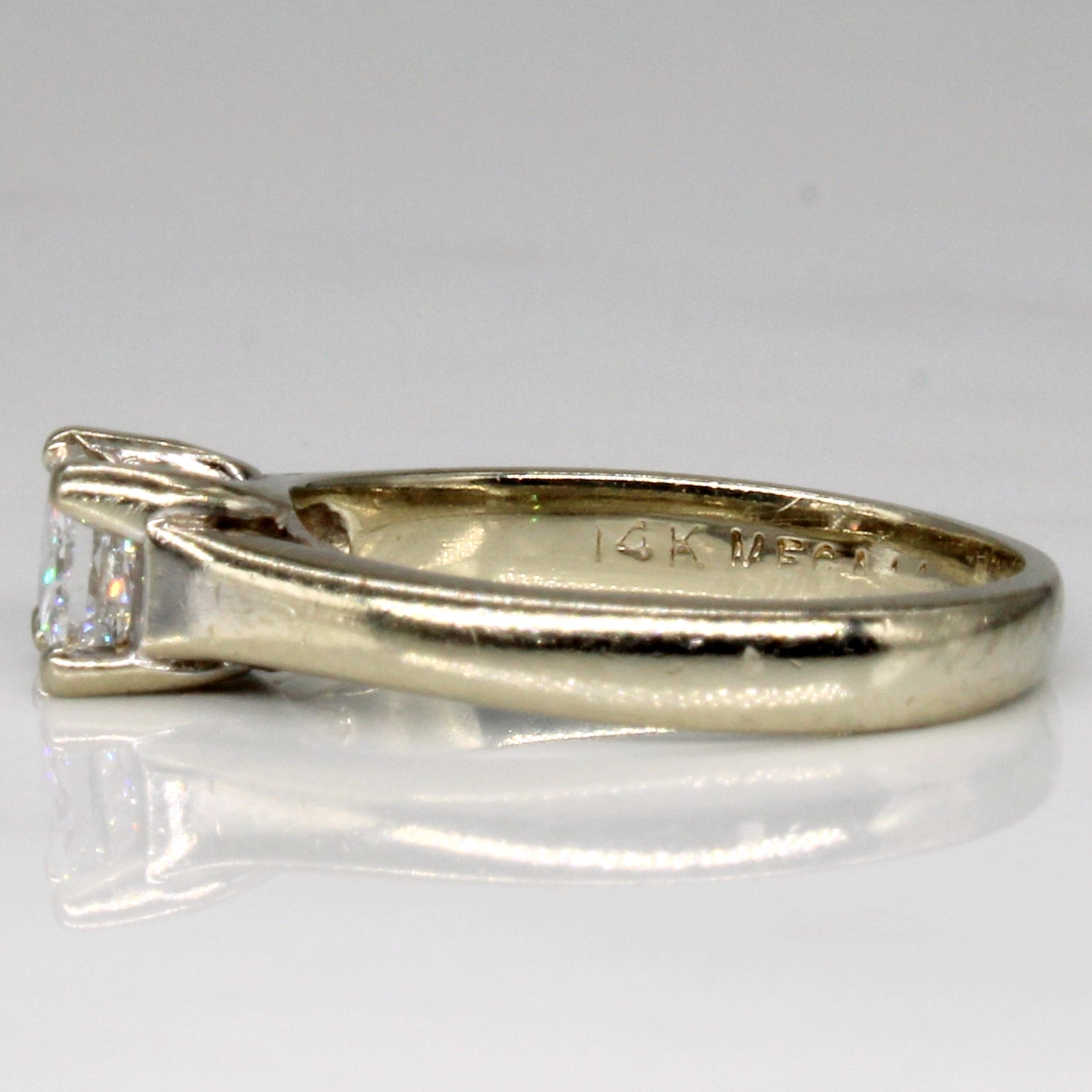 Princess Cut Diamond Engagement Ring | 0.49ct | SZ 5 |