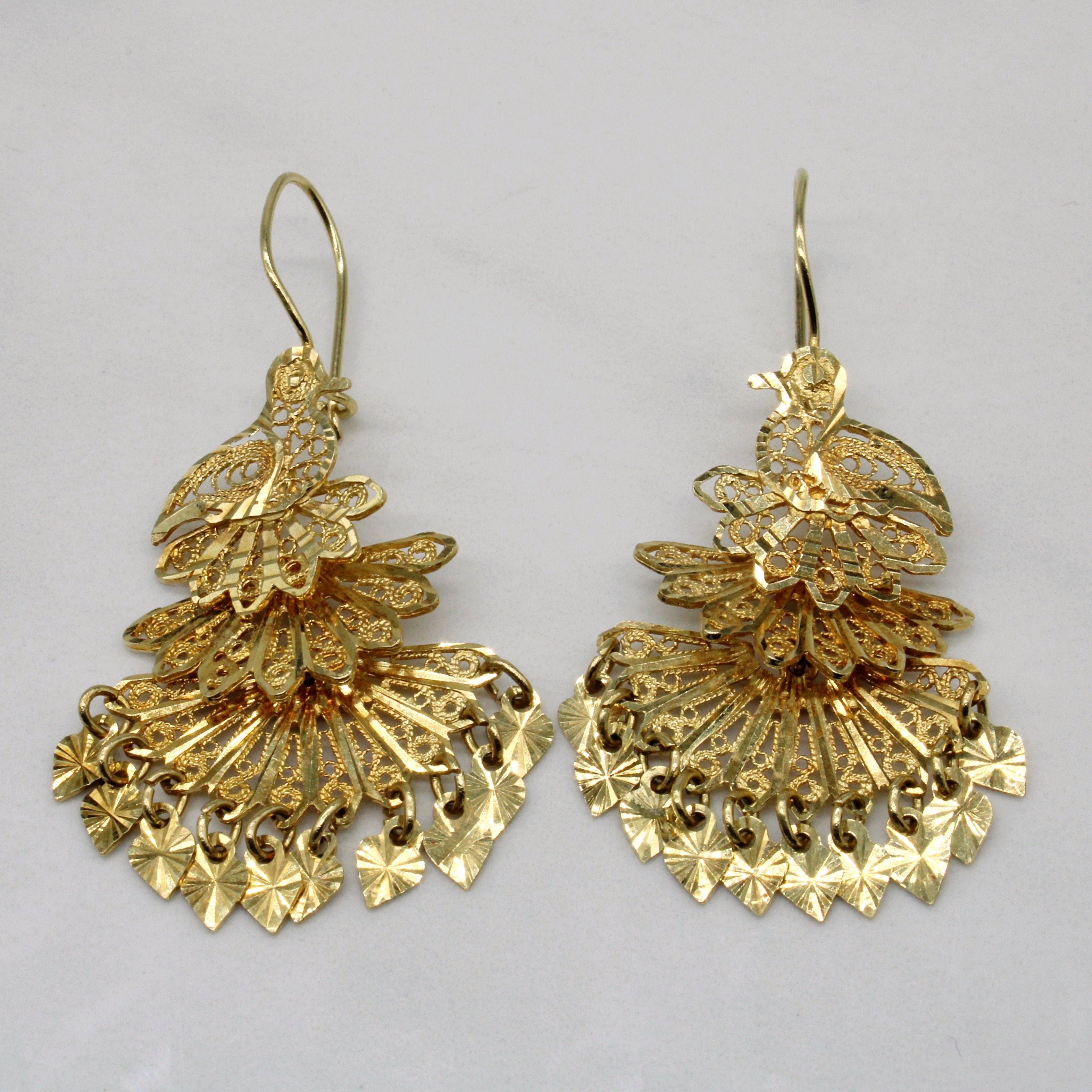 14k Yellow Gold Earrings