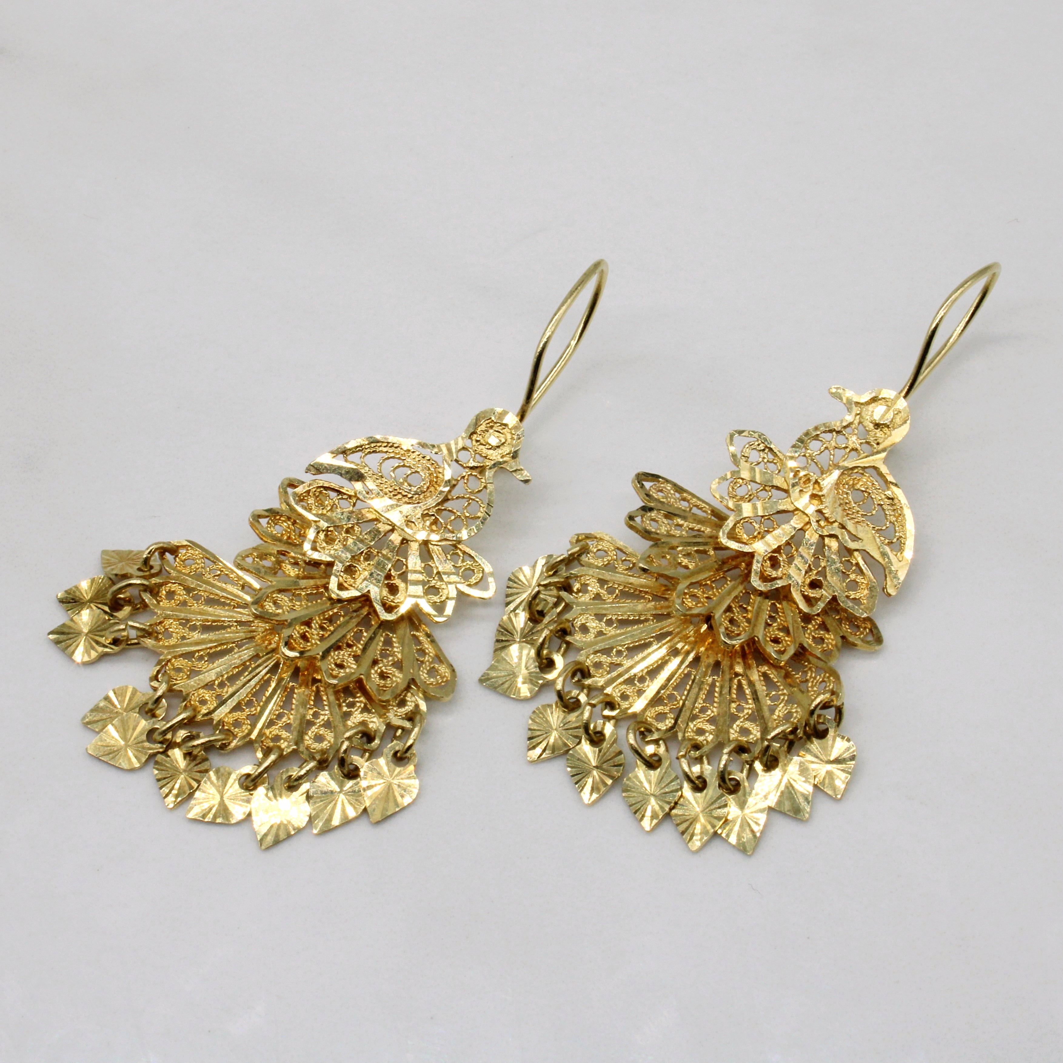 14k Yellow Gold Earrings