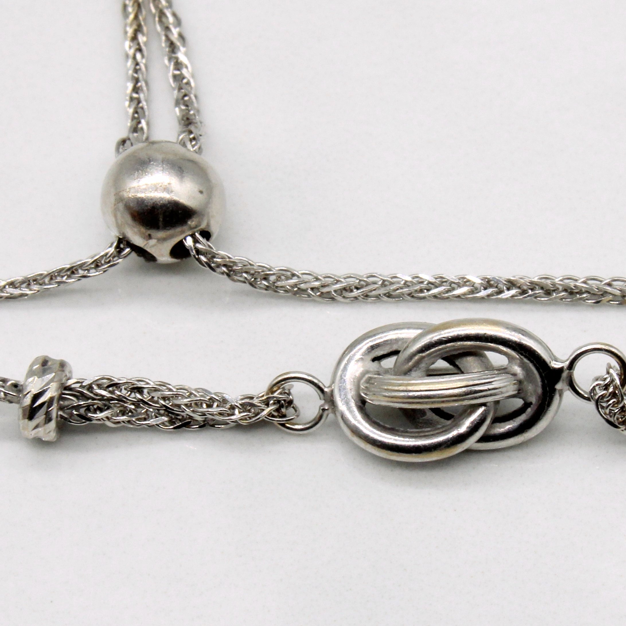 14k White Gold Bracelet | 10" |