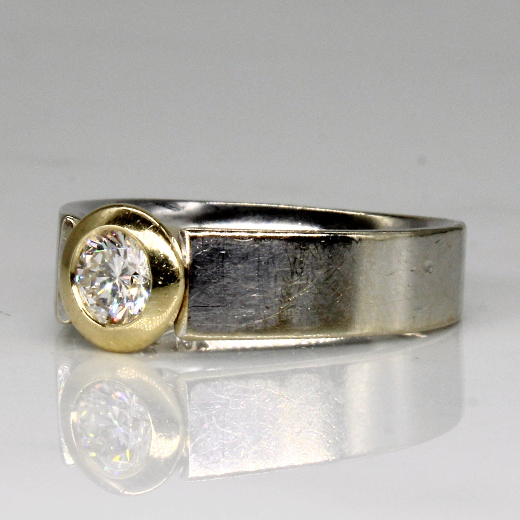 Flush Set Diamond Ring | 0.40ct | SZ 6.75 |