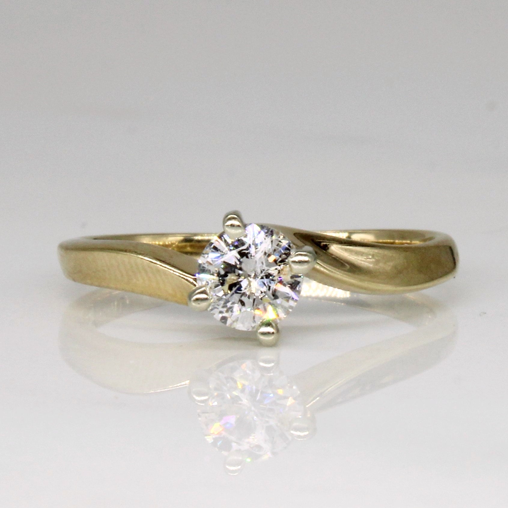 Cathedral Set Diamond Ring | 0.43ct | SZ 7 |