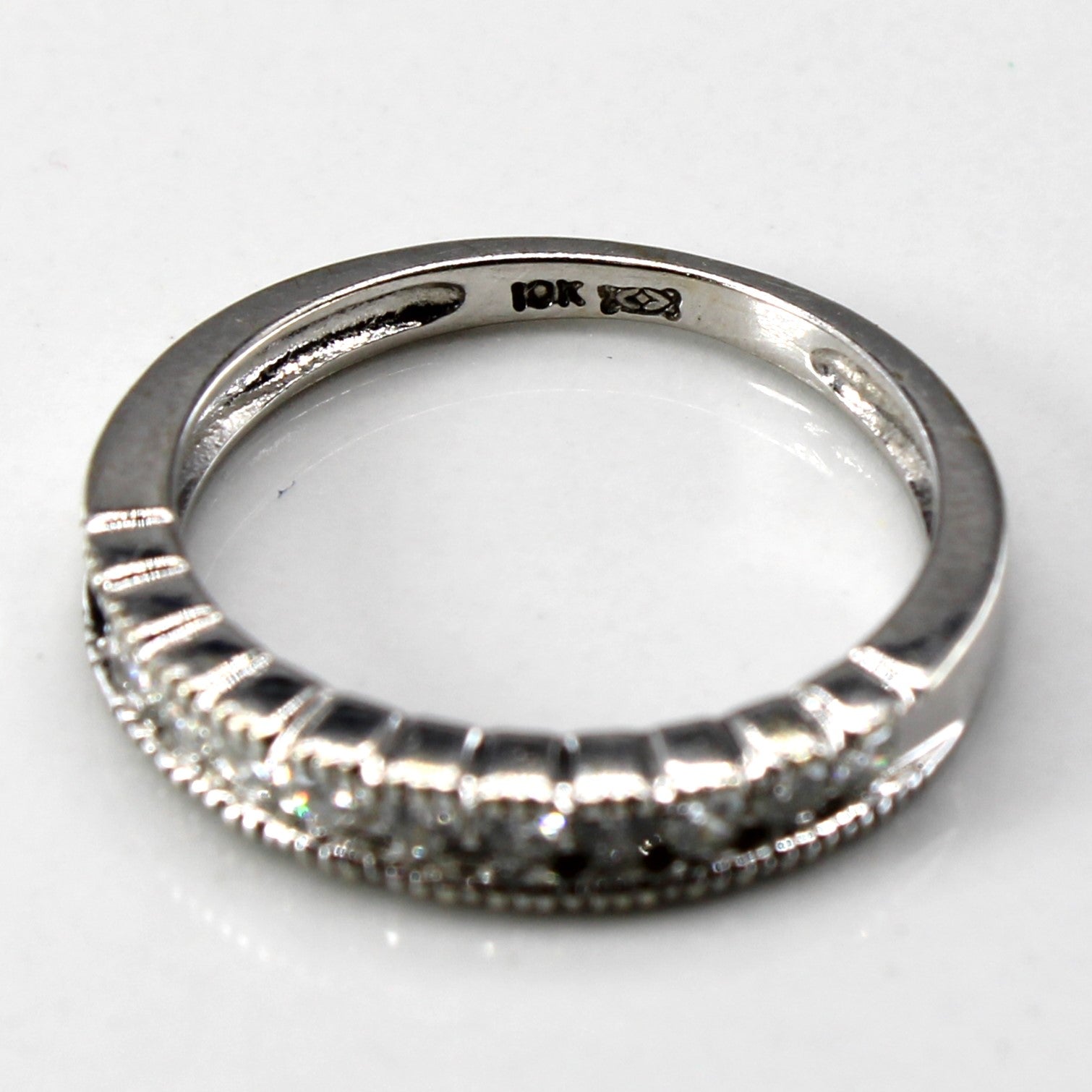 Channel Set Diamond Semi Eternity Band | 0.25ctw | SZ 4.5 |