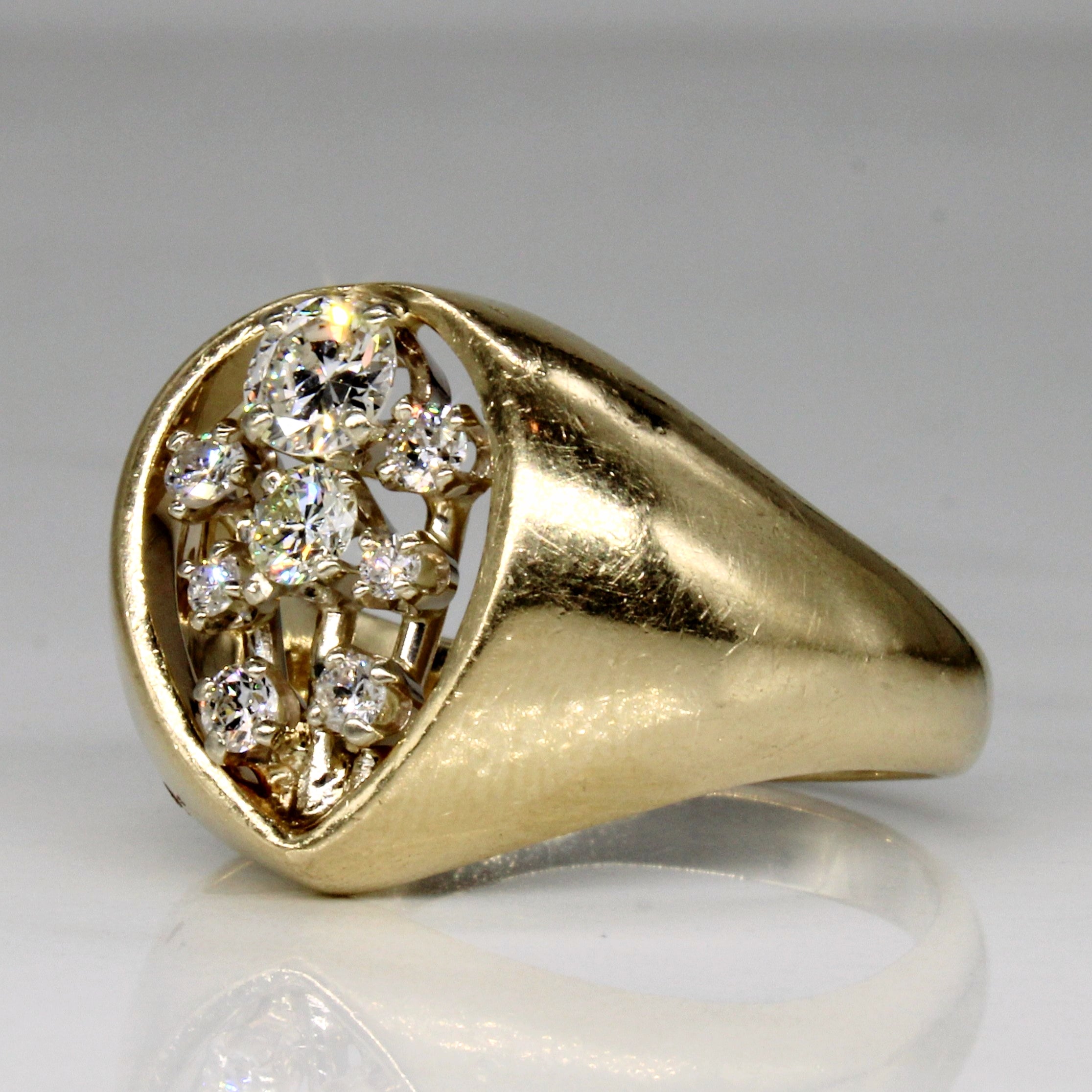 Ornate Diamond Ring | 0.67ctw | SZ 10.25 |