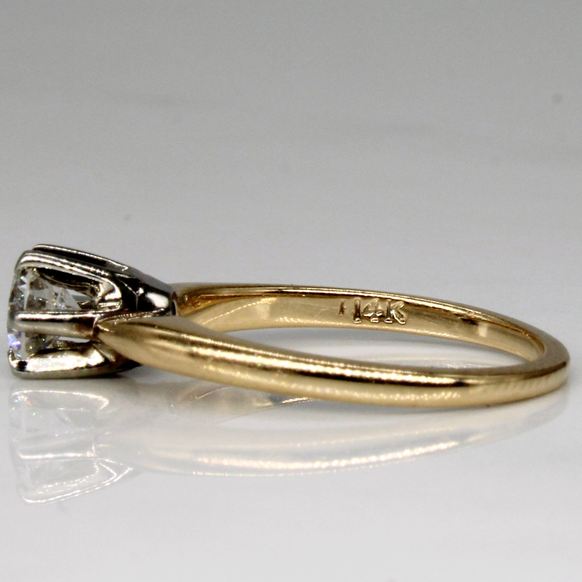 High Set Diamond Engagement Ring | 0.40ct | SZ 4.5 |