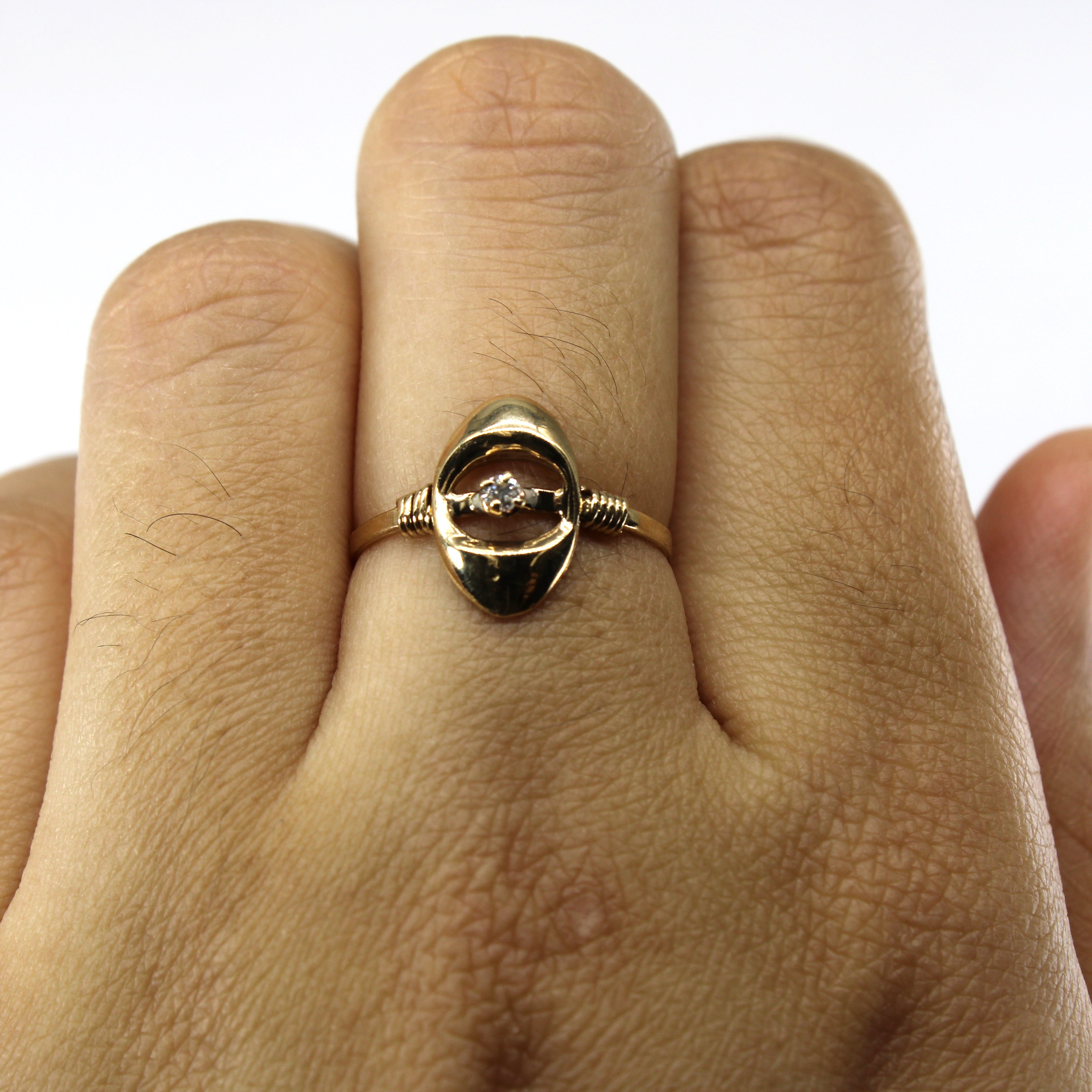 Solitaire Diamond Ring | 0.02ct | SZ 6.5 |