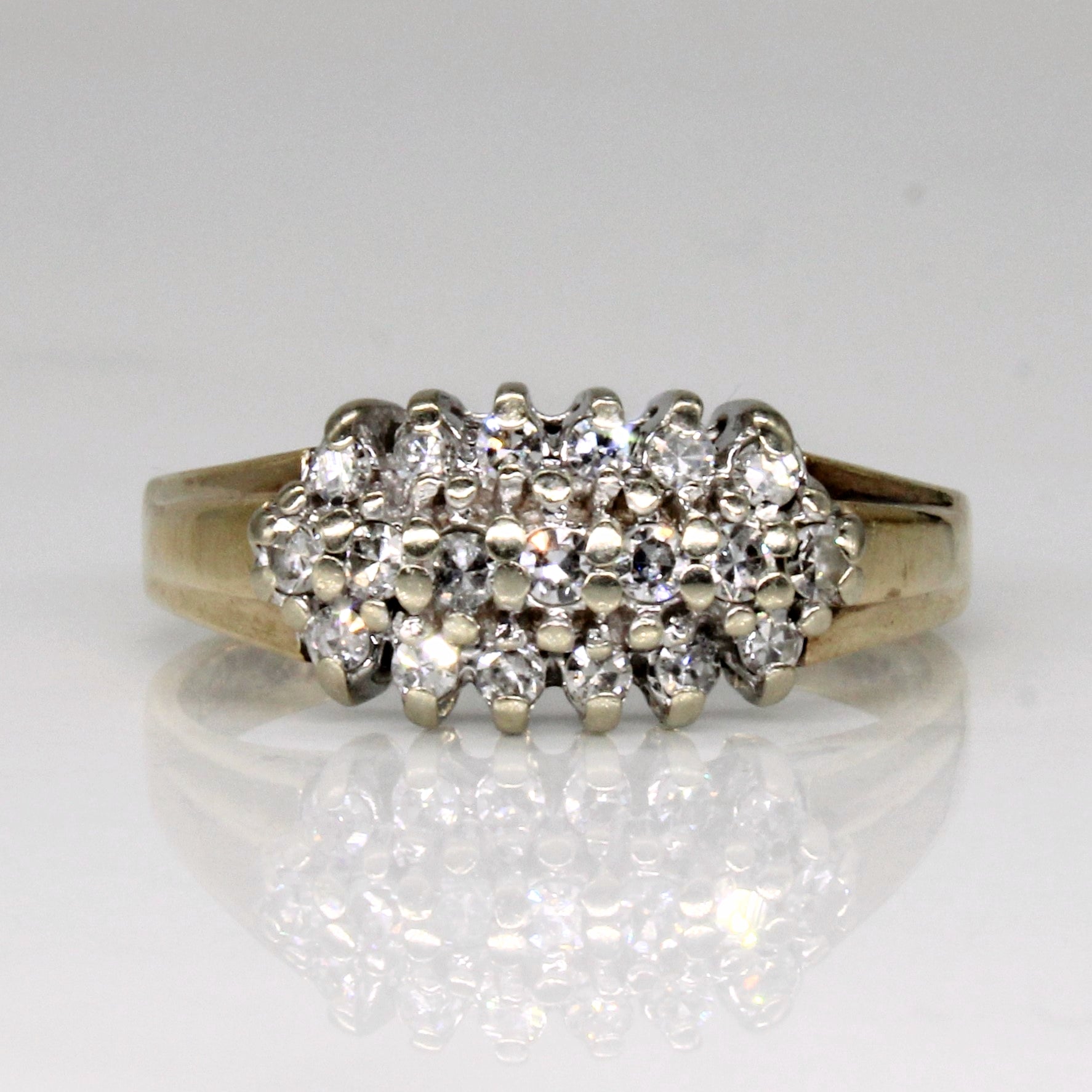 Diamond Cluster Set Ring | 0.30ctw | SZ 8 |