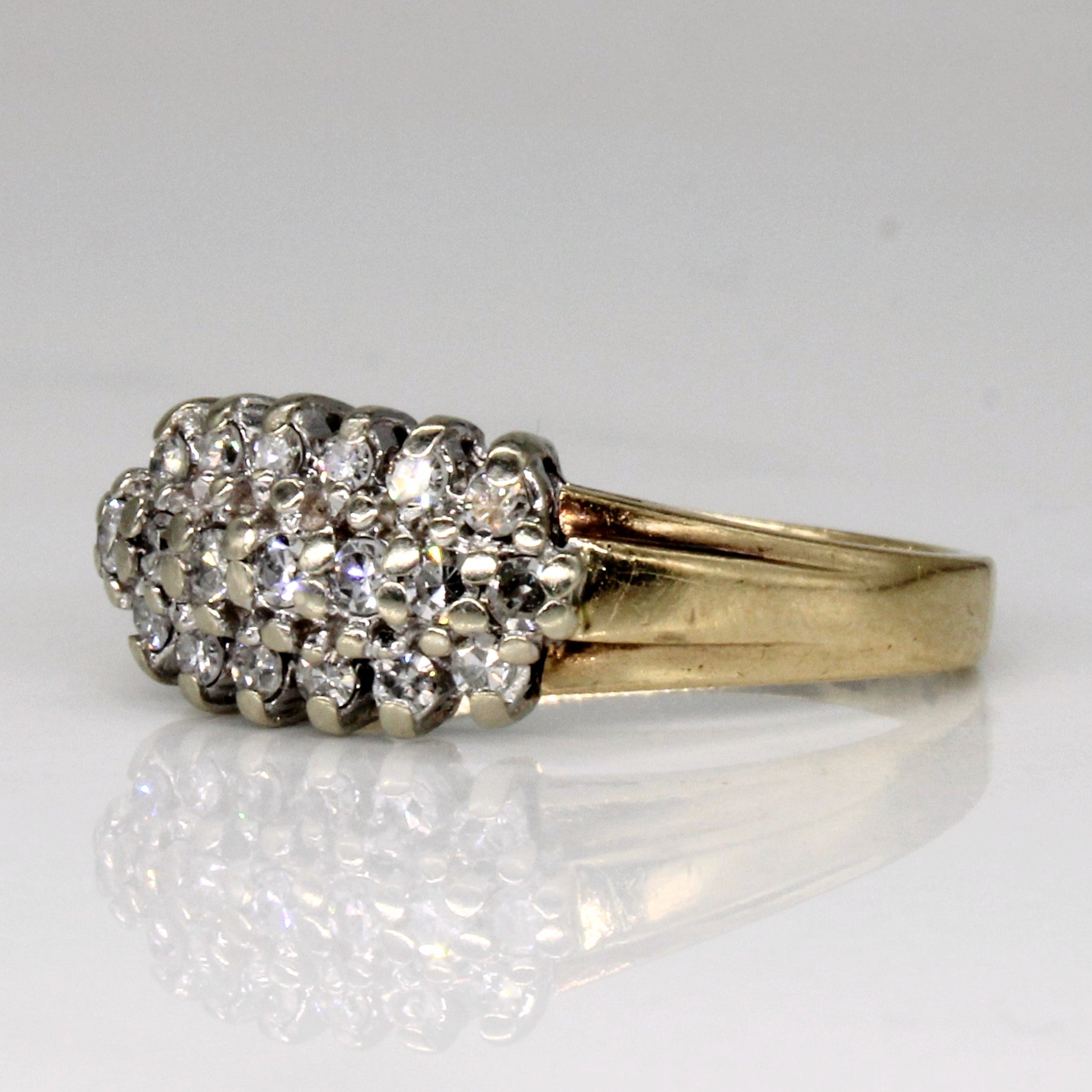 Diamond Cluster Set Ring | 0.30ctw | SZ 8 |