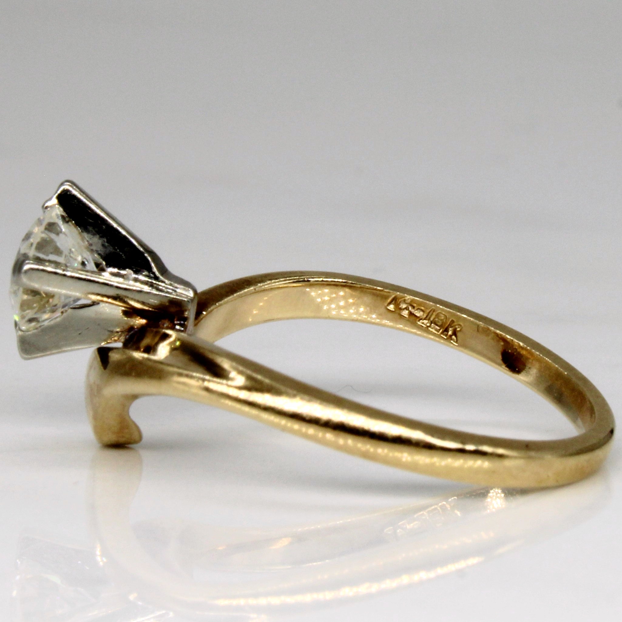 Cathedral Set Diamond Engagement Ring | 0.56ct | SZ 6 |