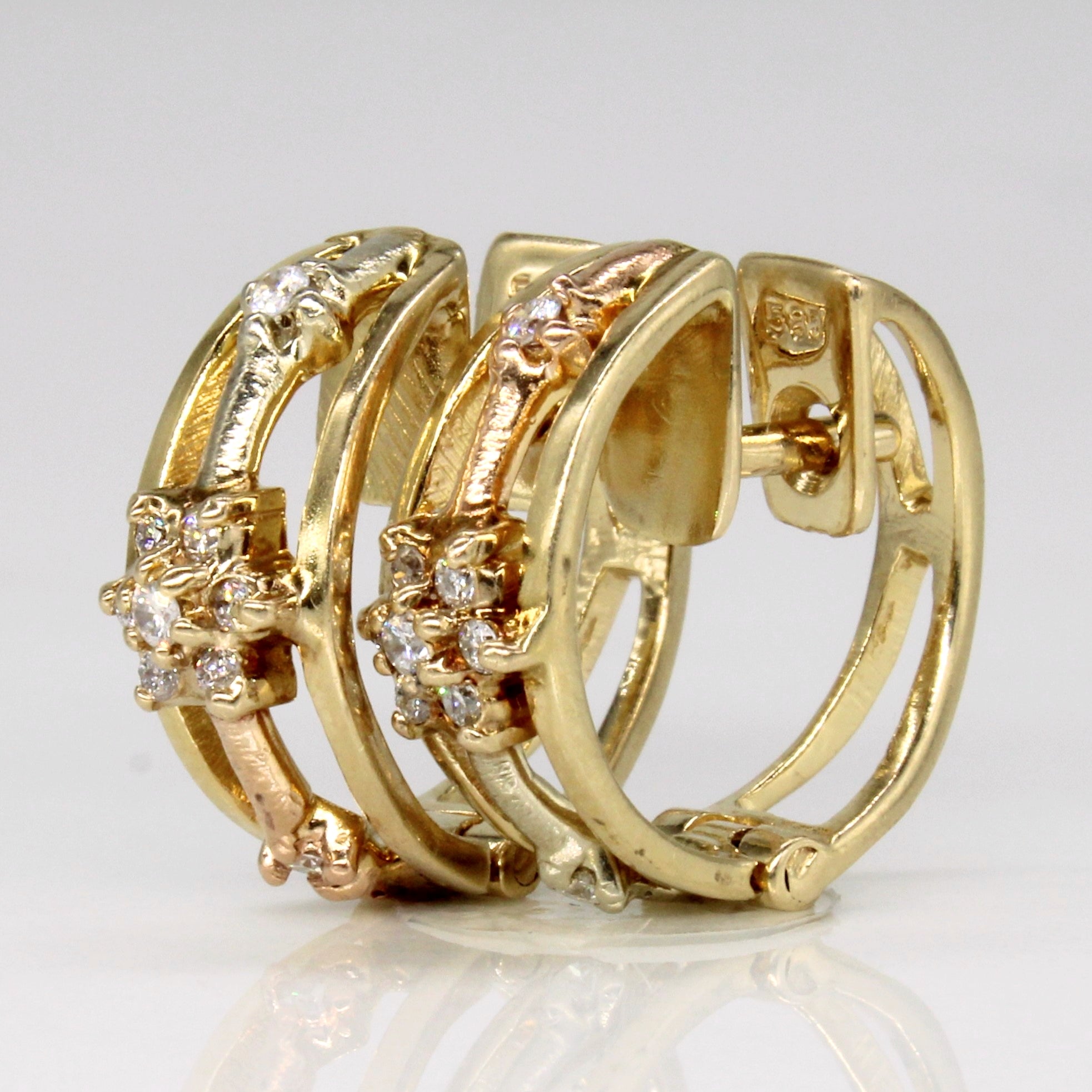 Diamond Hoop Earrings | 0.12ctw |